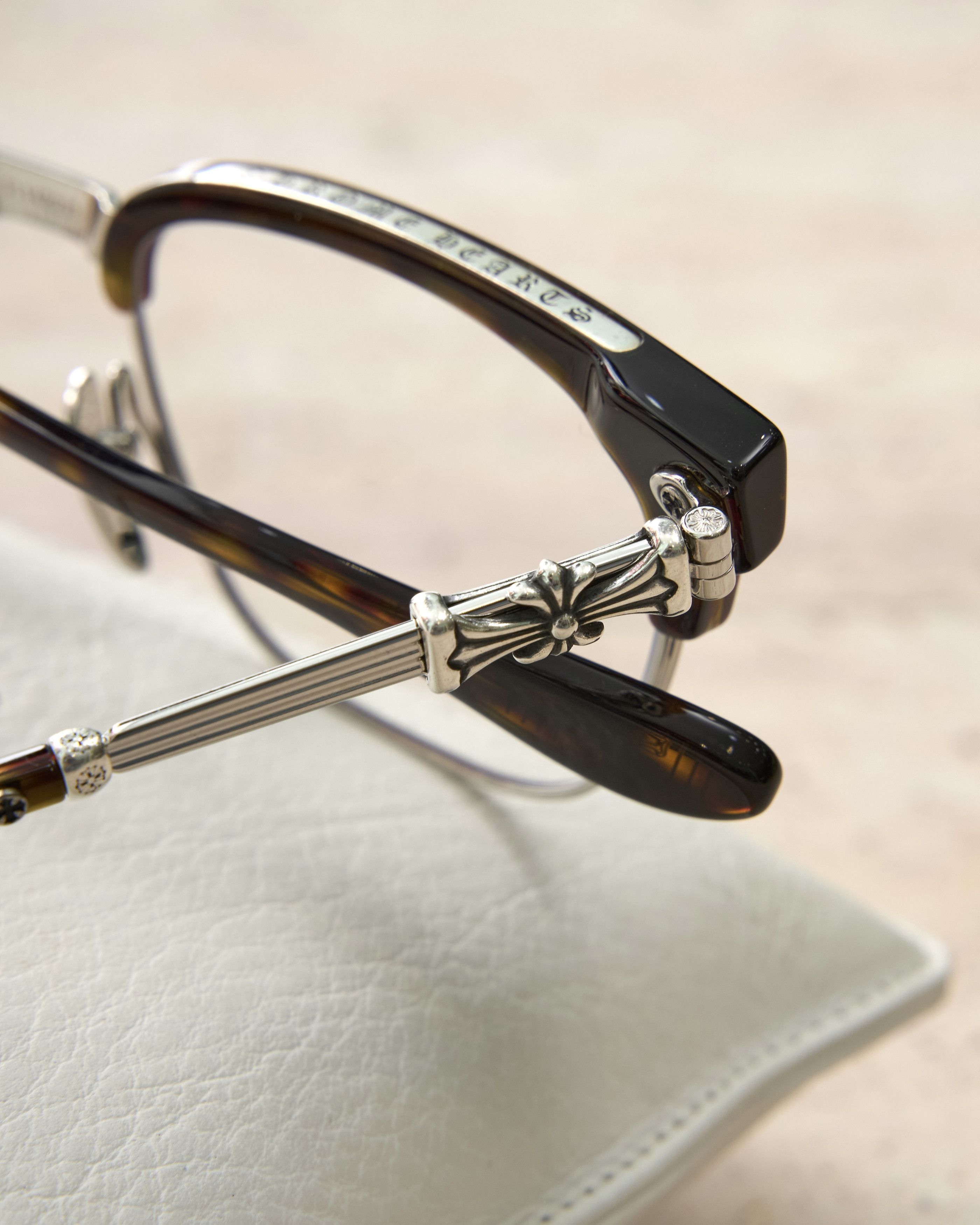 Chrome Hearts CHROME HEARTS BONENNOISSEUR II Dark Tortoise/Shiny Silver Size ONE SIZE - 5 Thumbnail