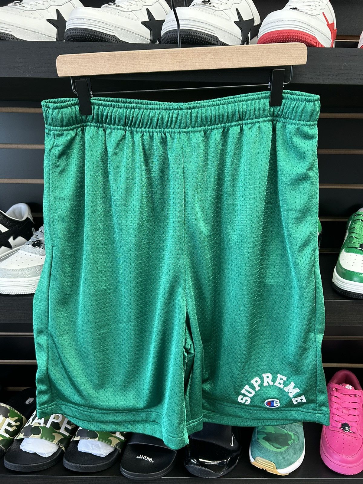 Champion x supreme shorts hotsell