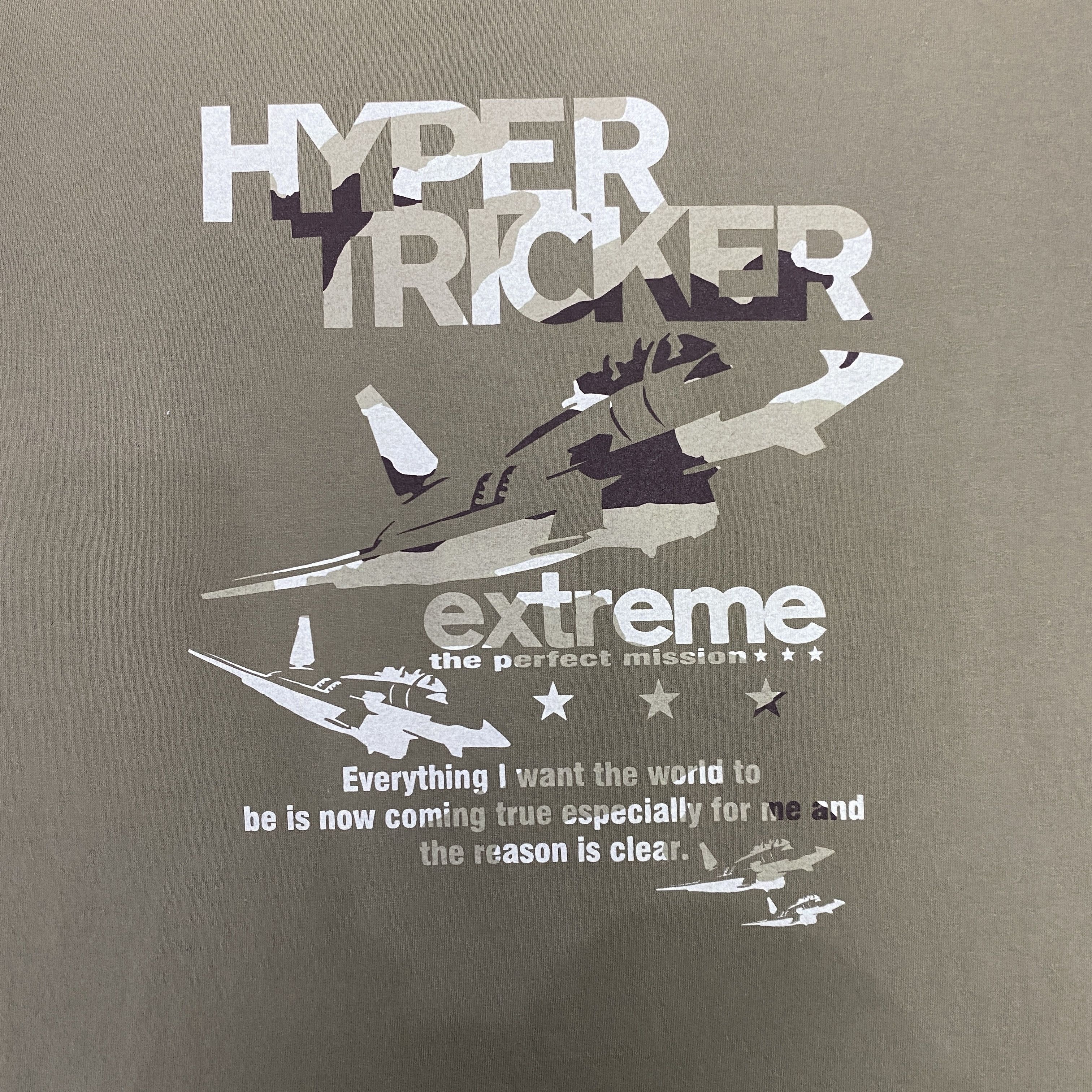Anvil Vintage Hyper Tricker Army Tshirt - J041 Size US M / EU 48-50 / 2 - 7 Thumbnail