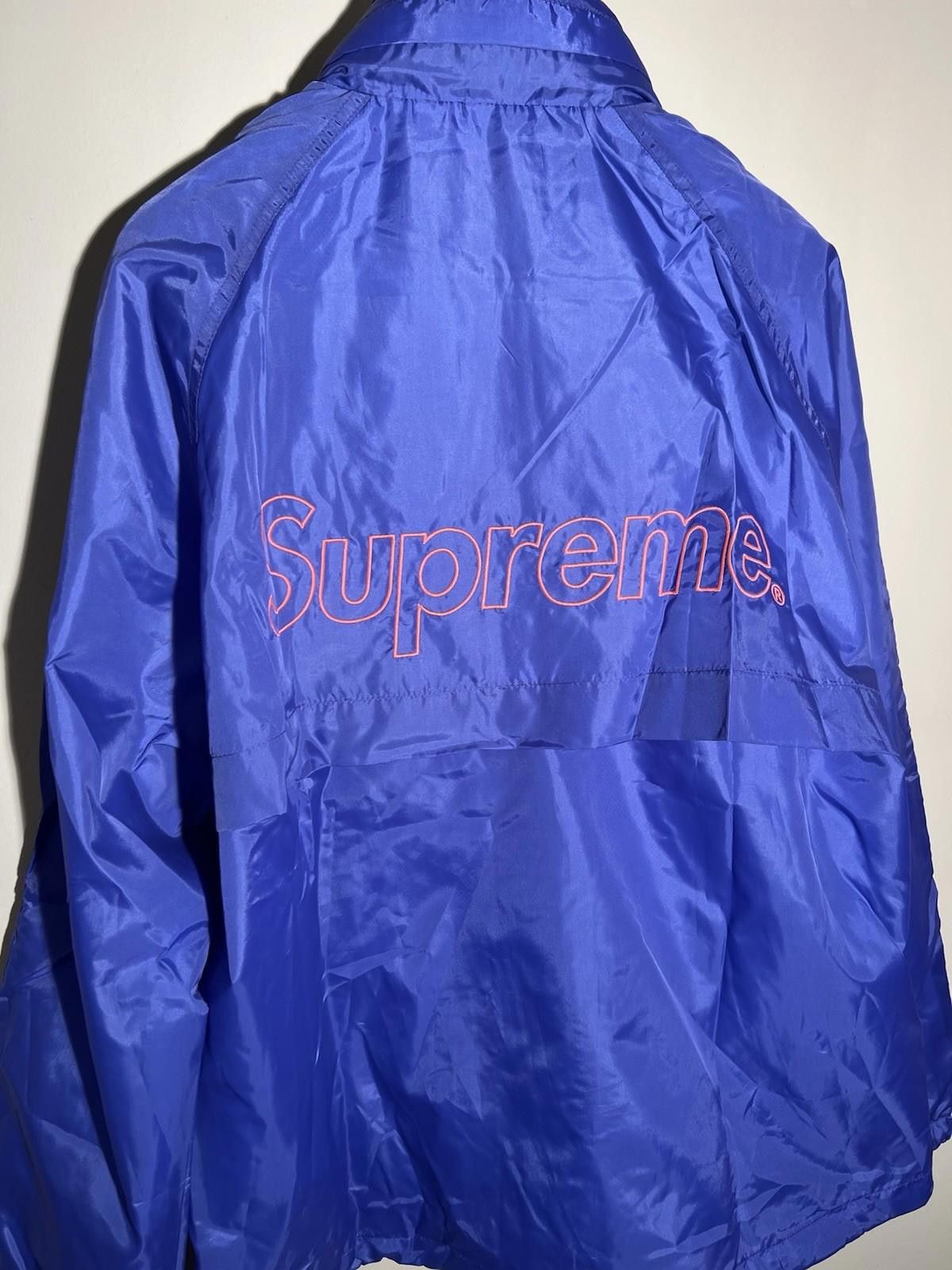Supreme FW15 Supreme Windbreaker Warm Up Jacket Purple L Size US L / EU 52-54 / 3 - 4 Thumbnail