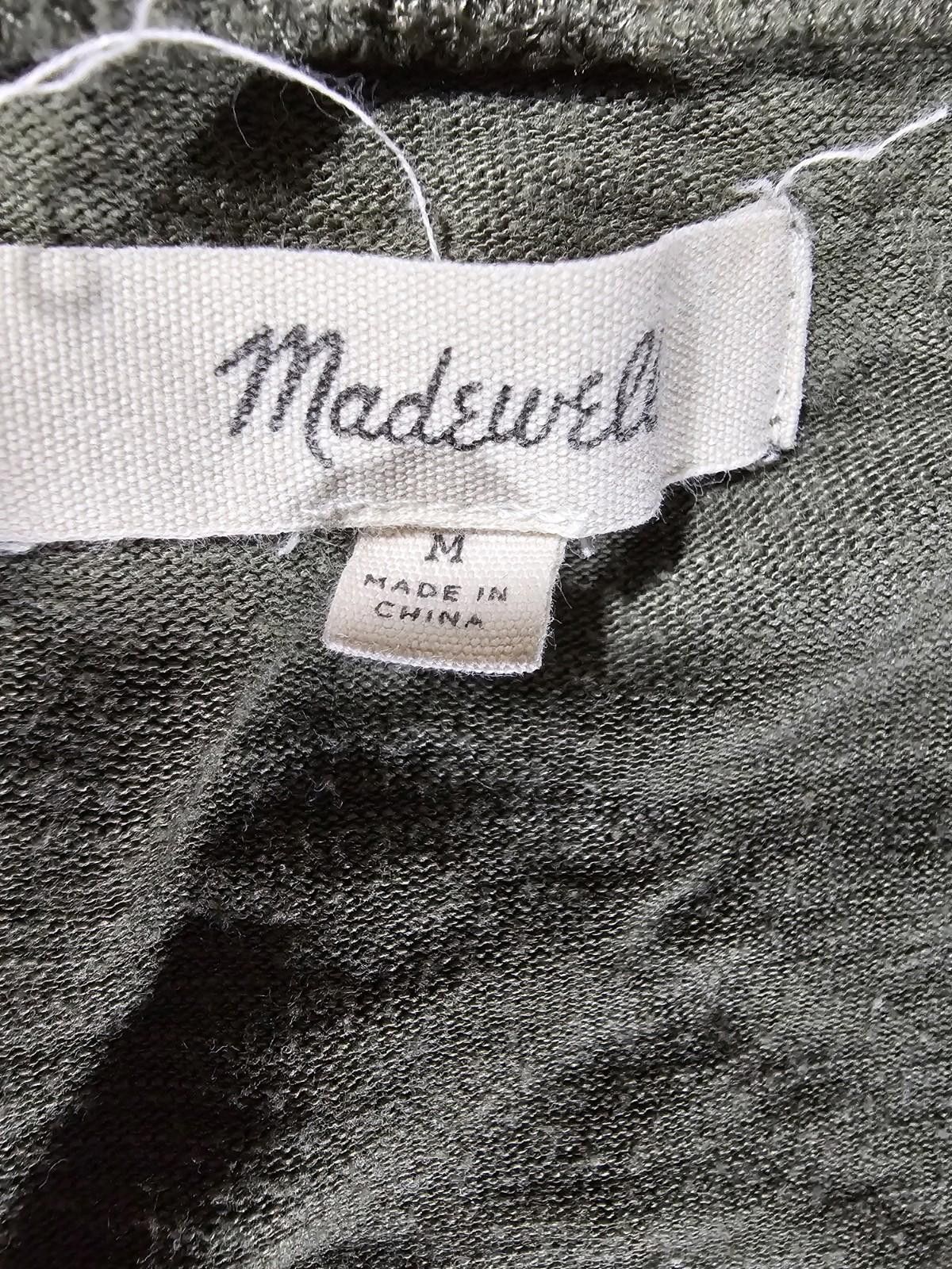 Madewell Madewell Dress Medium Green Midi Casual Everyday Boho Size M / US 6-8 / IT 42-44 - 3 Thumbnail