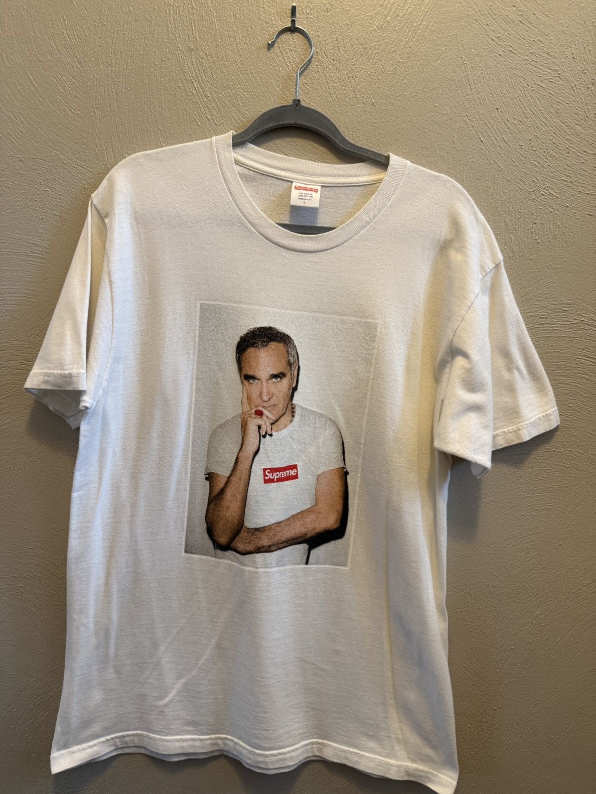 Supreme Supreme SS16 Morrissey Photo Tee Size US L / EU 52-54 / 3 - 1 Thumbnail