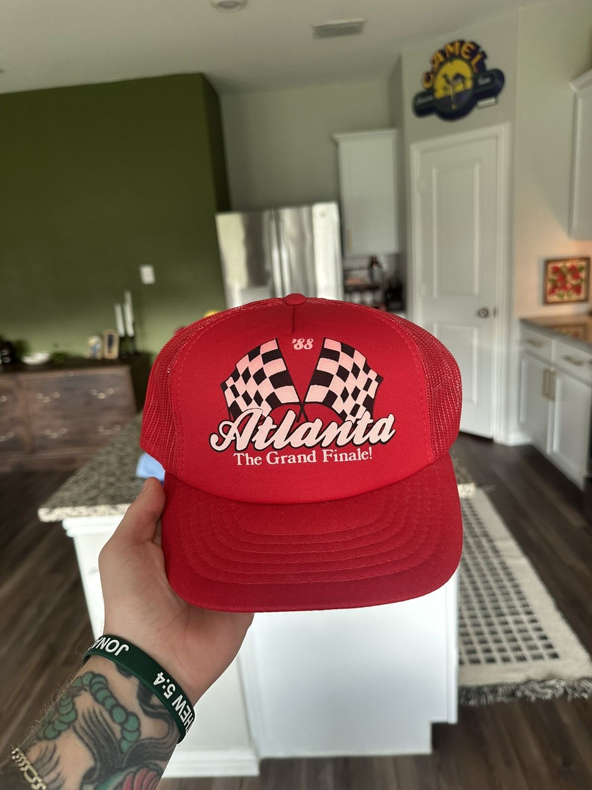 Vintage 1988 Vintage Atlanta Raceway '88 Grand Finale! Trucker Hat Size ONE SIZE - 1 Thumbnail