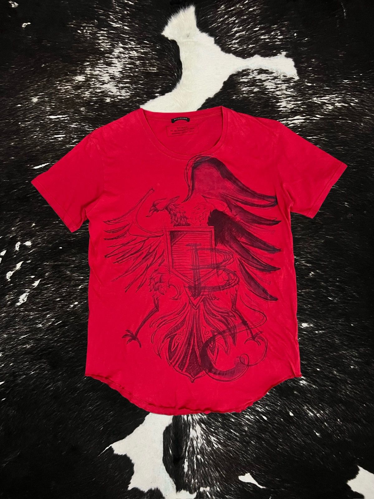 Balmain Balmain FW12 Double Headed Eagle Shirt Size US XL / EU 56 / 4 - 1 Thumbnail