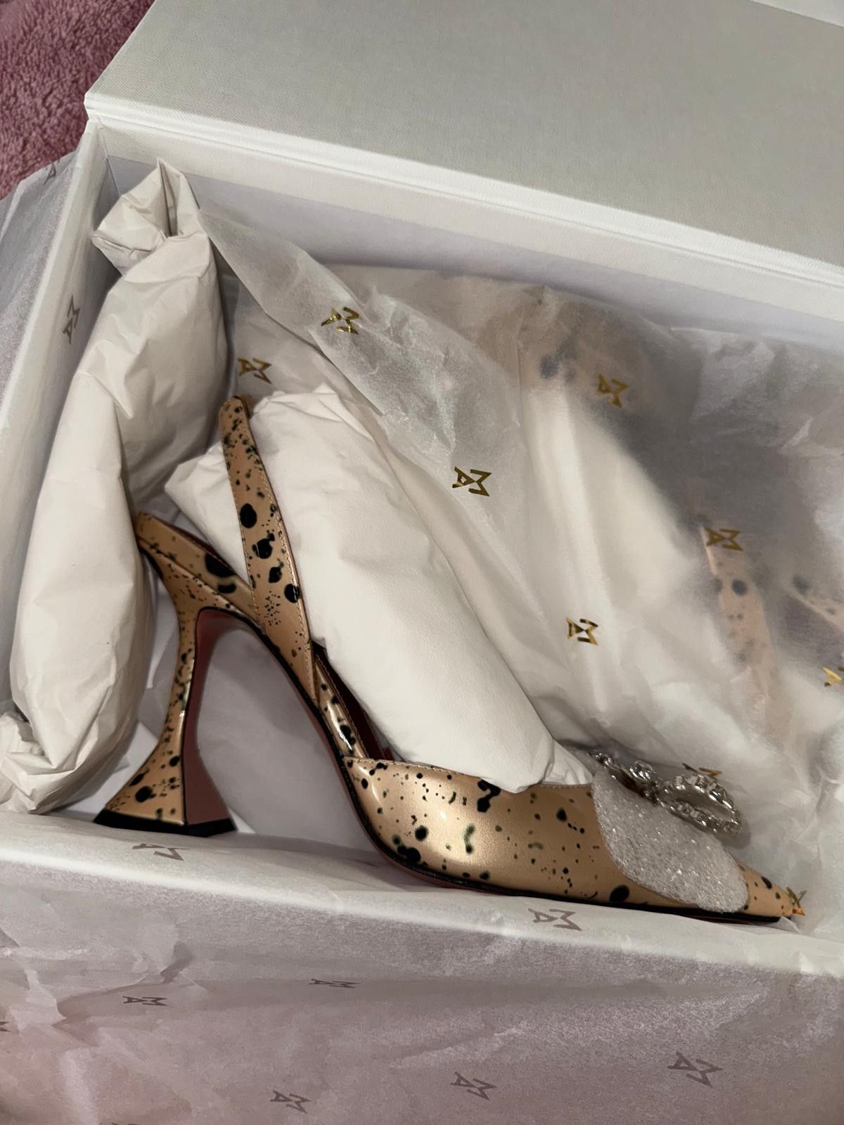 Amina Muaddi Rosie Sling Size US 7.5 / IT 37.5 - 2 Thumbnail