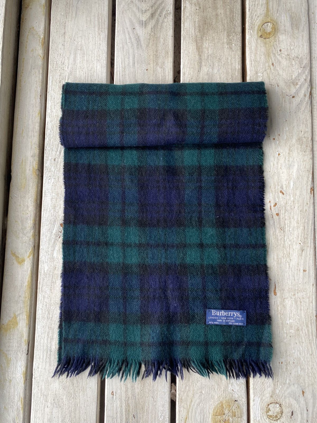 Burberry × Vintage Vintage 90s Burberry Scarf / Muffler / Neckwear Size ONE SIZE - 2 Thumbnail