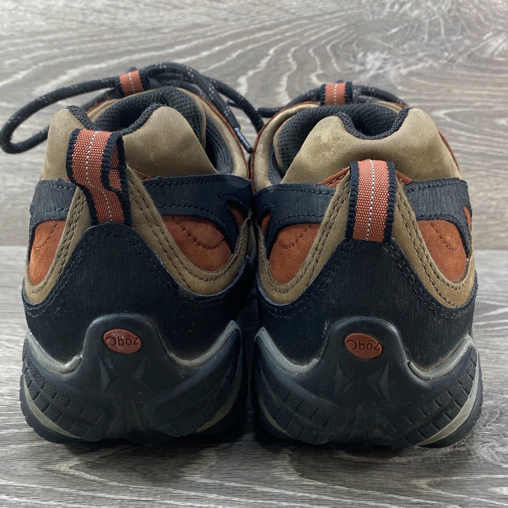 Oboz OBOZ Dry Waterproof Brown Leather Lace Up Low Top Mountain Hiking Shoes Mens 14 Size US L / EU 52-54 / 3 - 6 Thumbnail