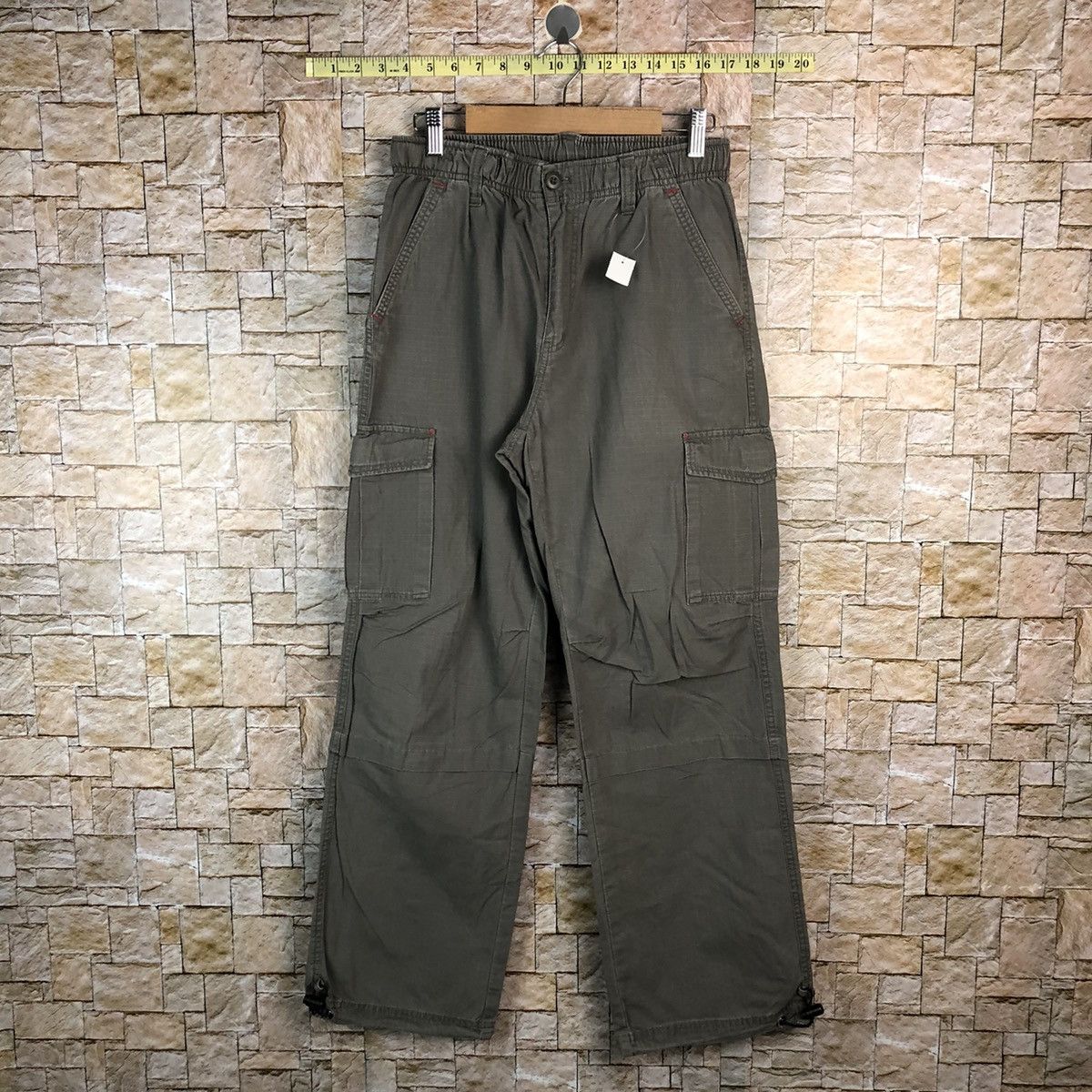 Japanese Brand Freude Grey utility tactical Cargo Multipocket Pants #A651 Size US 30 / EU 46 - 1 Thumbnail