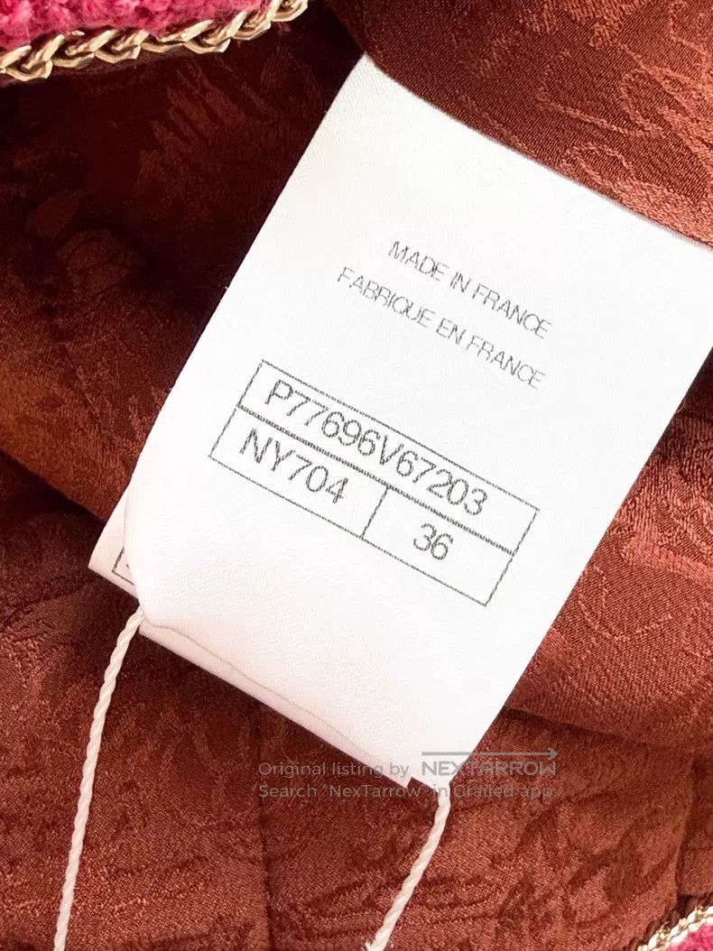 Chanel Chanel Lace rolled-edge two-pocket woven long-sleeved jack Size XS / US 0-2 / IT 36-38 - 6 Thumbnail