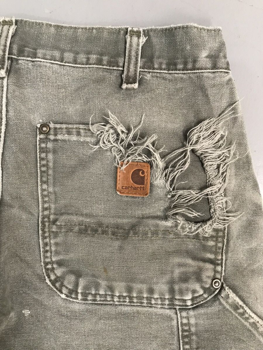 Carhartt × Vintage Vintage Carhartt B136 MOS double knee carpenter denim Size US 32 / EU 48 - 11 Thumbnail