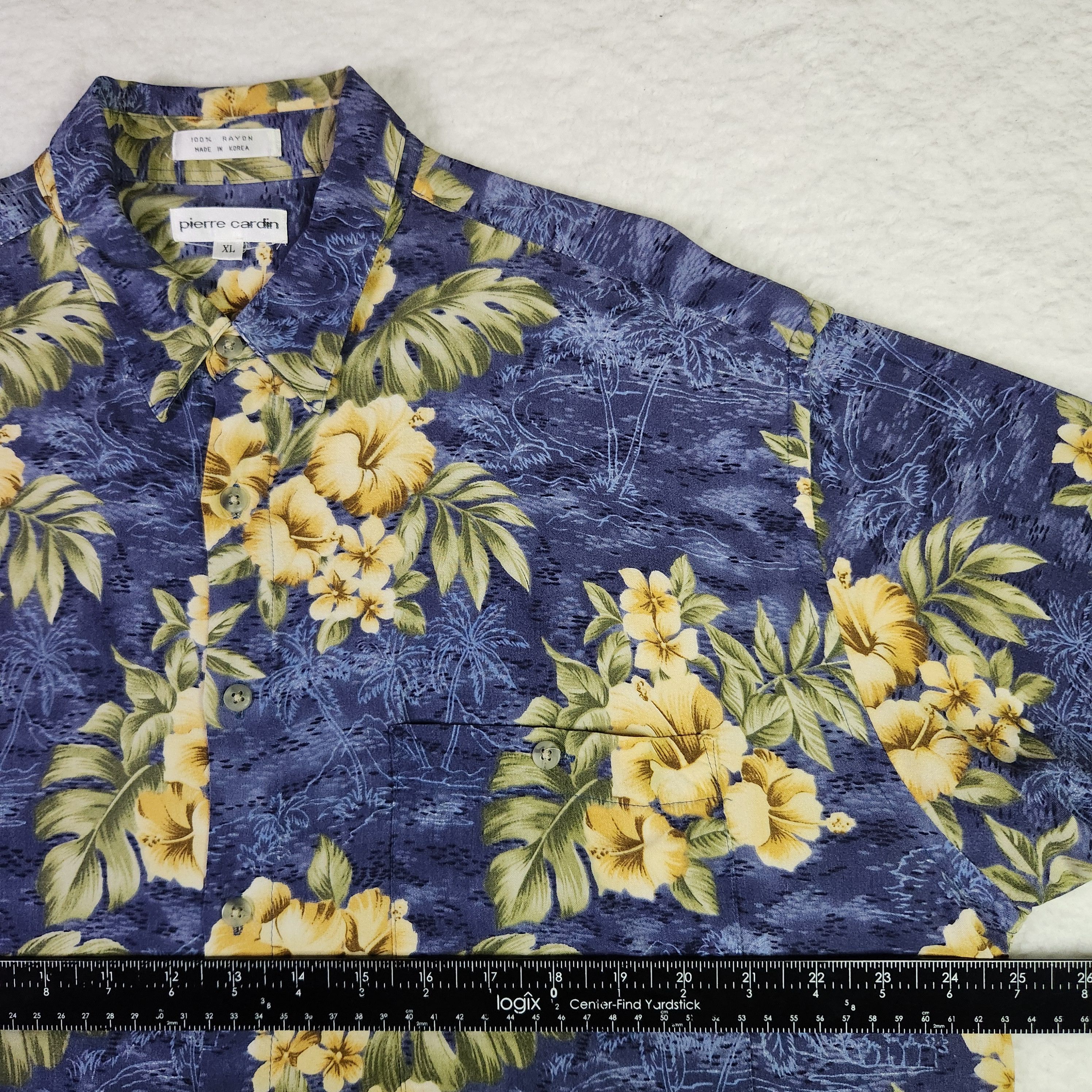 Pierre Cardin Pierre Cardin VINTAGE Hawaiian Shirt XL Floral Button Up Size US XL / EU 56 / 4 - 8 Thumbnail