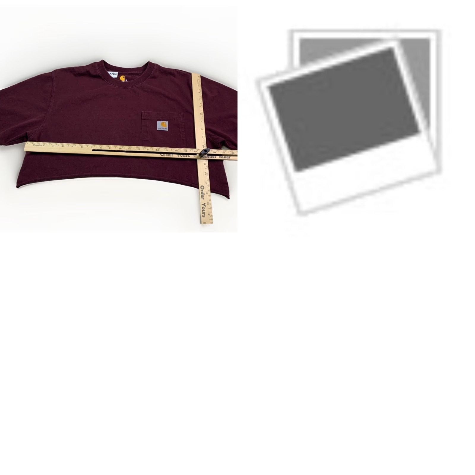 Carhartt VINTAGE Carhartt Burgundy Cropped Pocket Front Shirt Womens Medium-12780 Size M / US 6-8 / IT 42-44 - 8 Thumbnail