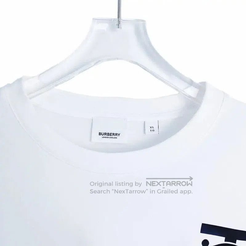 Burberry Burberry White Cotton Long Sleeve Tshirt. Size US XL / EU 56 / 4 - 3 Thumbnail