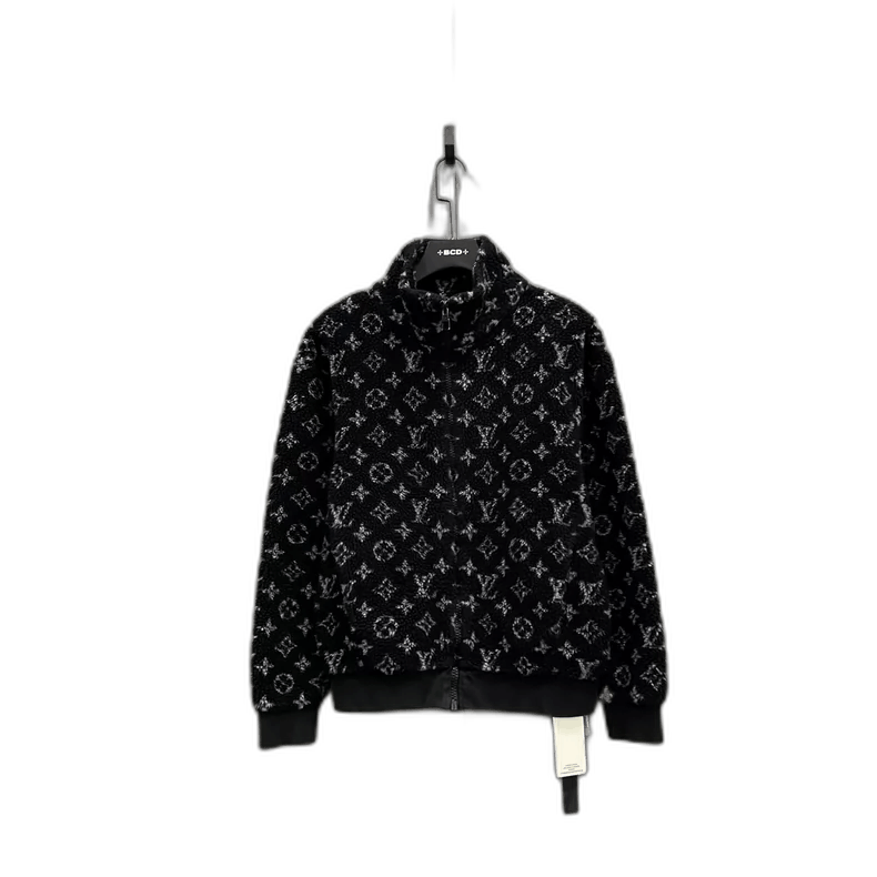 Louis Vuitton Louis Vuitton Teddy Coat in Black Print Size US S / EU 44-46 / 1 - 1 Thumbnail