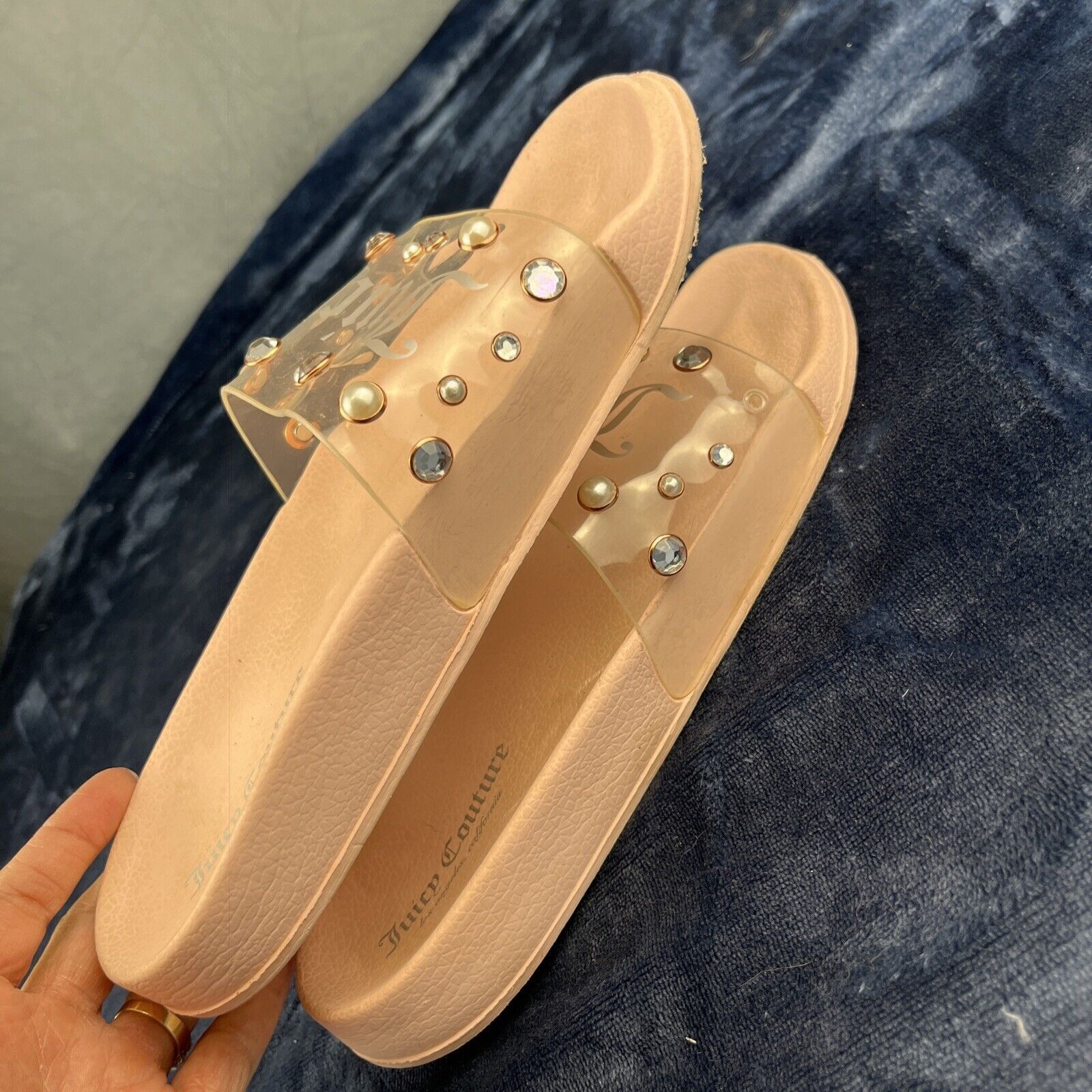 Juicy Couture Vintage Y2K Juicy Couture Slides Womens Sz 8 Sandals Pink Size US 8 / IT 38 - 8 Thumbnail