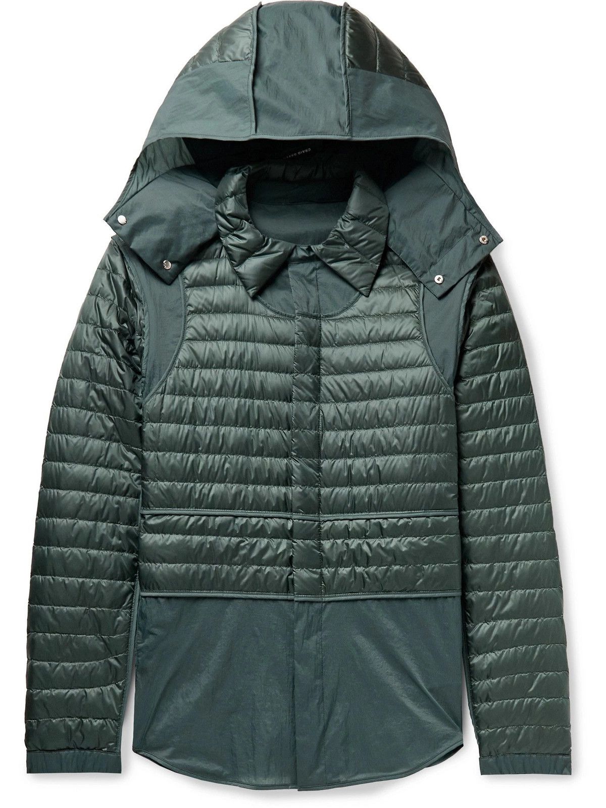 Moncler o1y0225 Hooded Jacket in Dark Green Size US XL / EU 56 / 4 - 1 Thumbnail