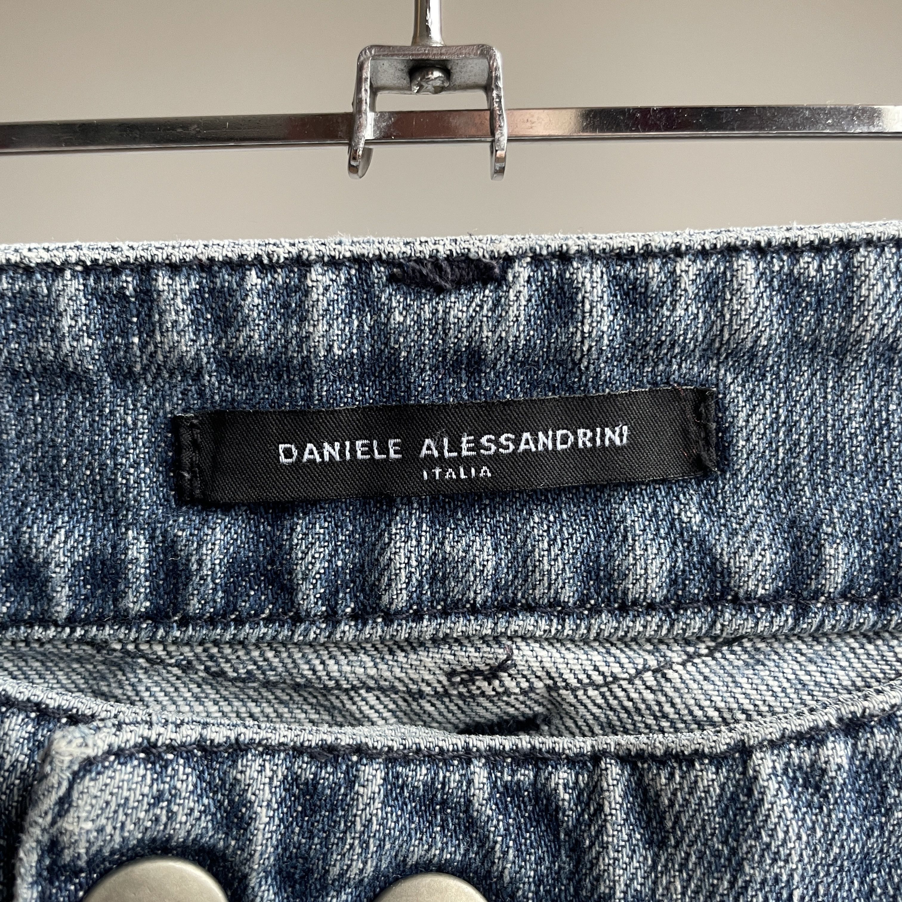Daniele Alessandrini Daniele Alessandrini Vintage Zipper Biker Jeans Size 31 Size US 31 - 11 Thumbnail