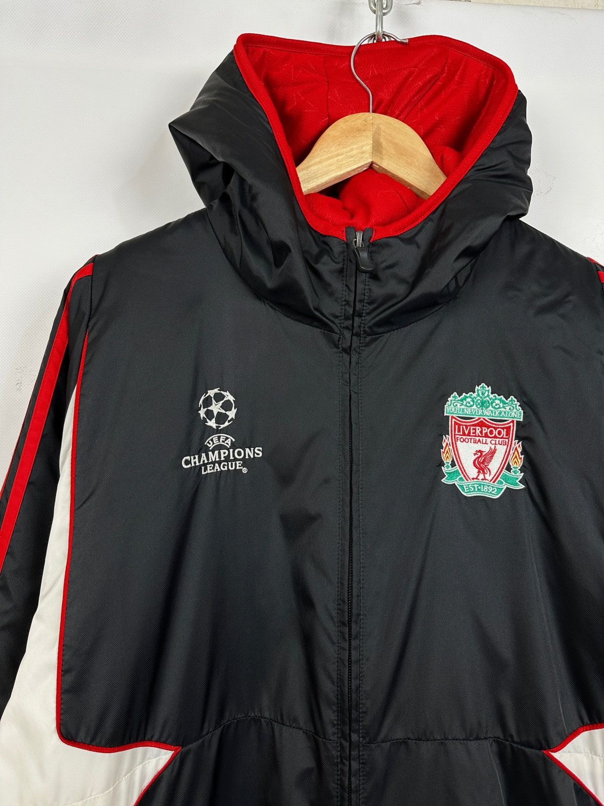 Vintage 2007-08 Adidas Liverpool Champions League Parka Coat Jacket Size US L / EU 52-54 / 3 - 12 Thumbnail