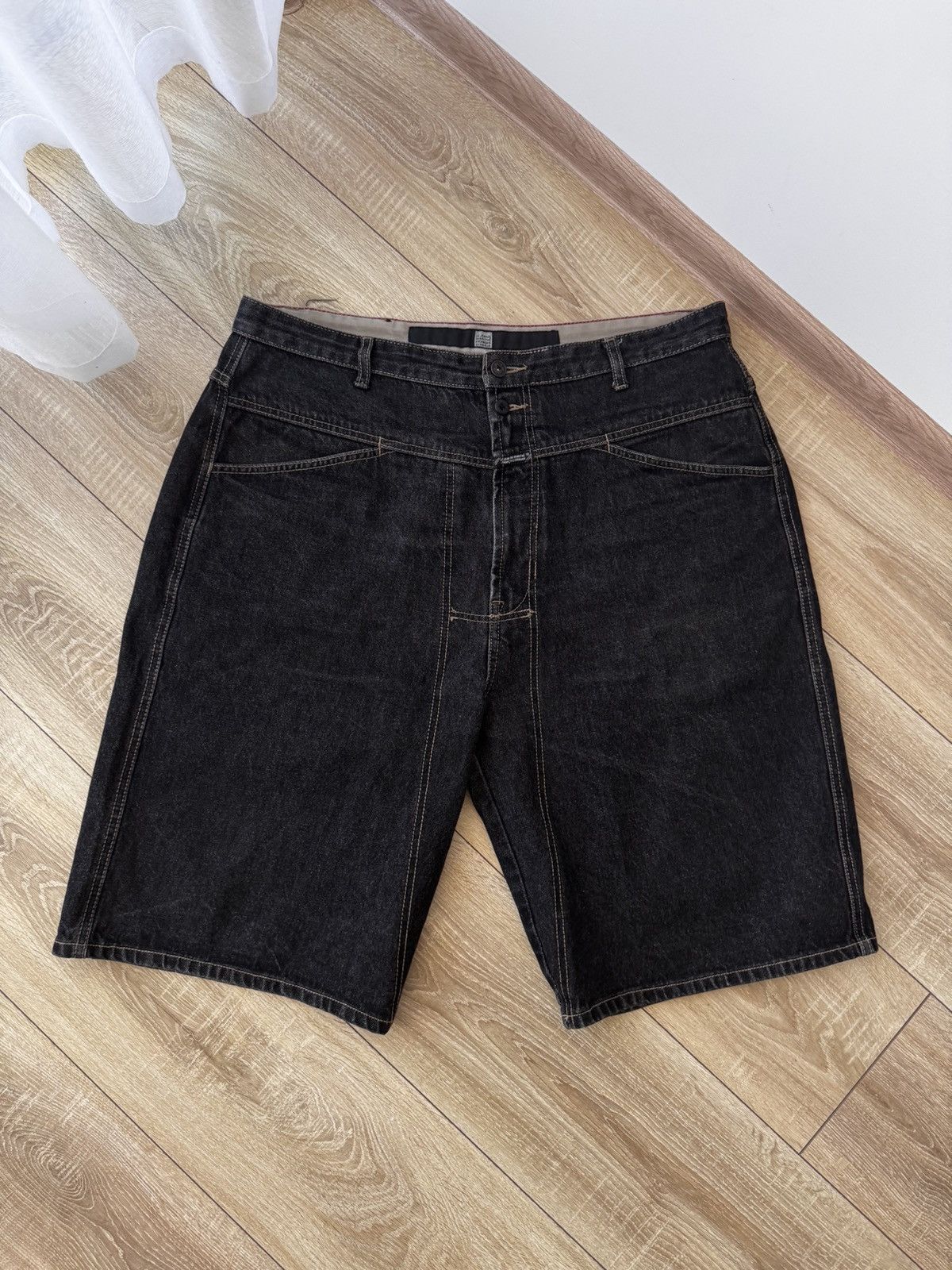 Marithe + Francois Girbaud Vintage Le Jean De Marithe Francois Girbaud LuxuryDenimJorts Size US 38 / EU 54 - 6 Thumbnail