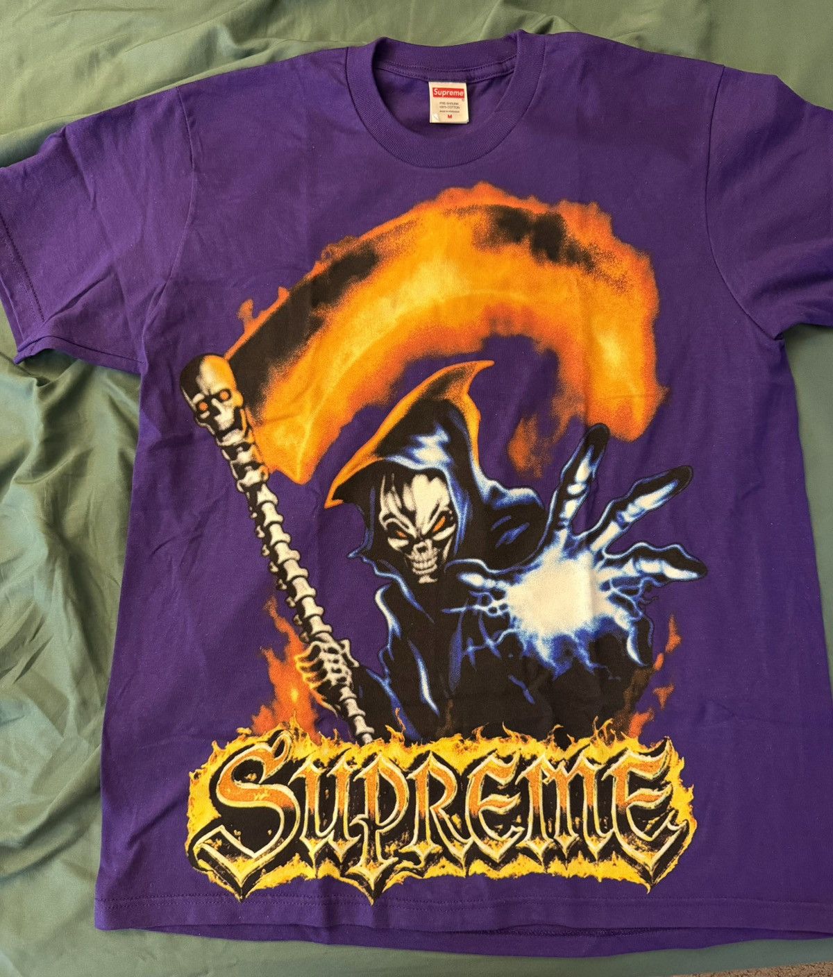 Supreme Supreme Grim Reaper T-Shirt Size US M / EU 48-50 / 2 - 1 Thumbnail