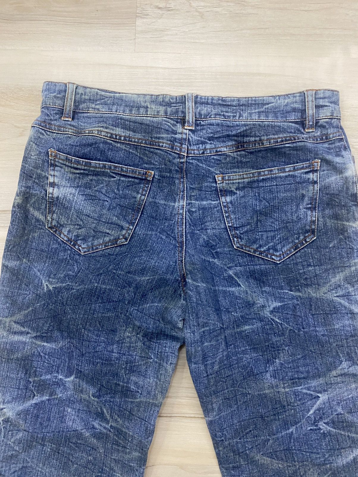 Hysteric Glamour × If Six Was Nine × Le Grande Bleu (L.G.B.) Joky Gal Flared Distressed Jeans Size US 32 / EU 48 - 3 Thumbnail