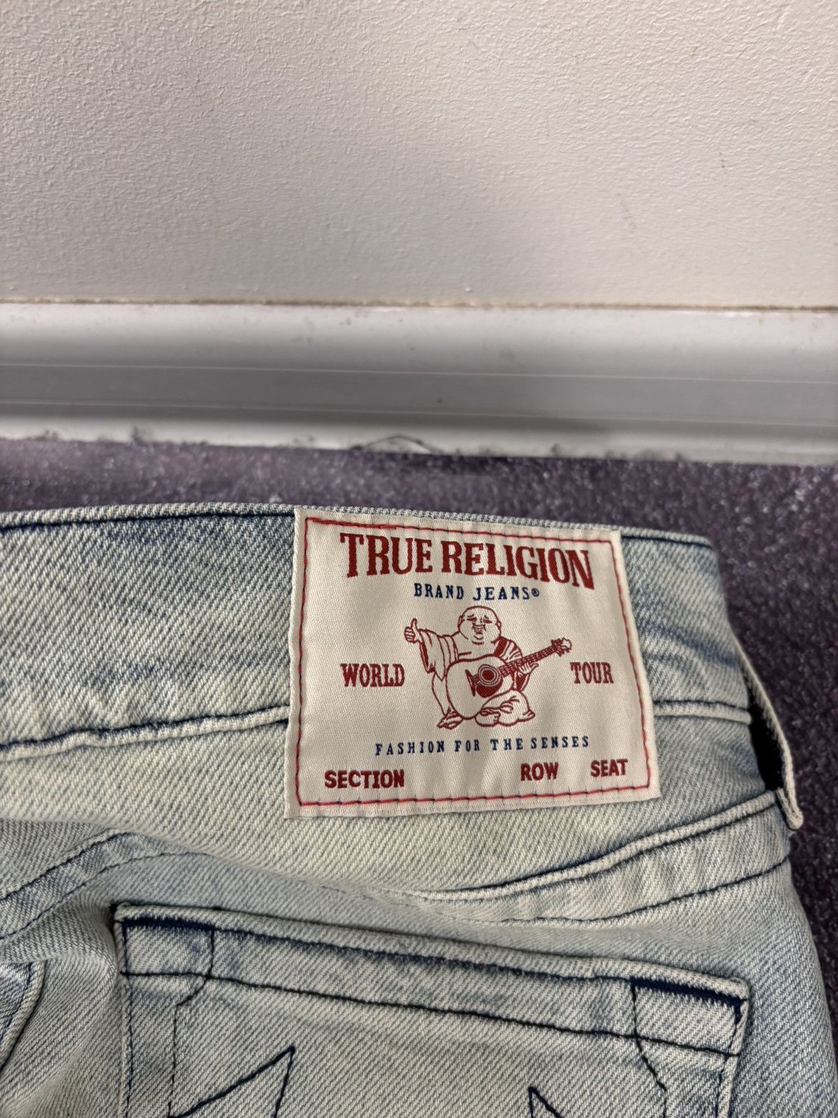 True Religion True Religion NWT Men’s Tony Skinny Light Blue Denim Jeans Size US 32 / EU 48 - 20 Thumbnail