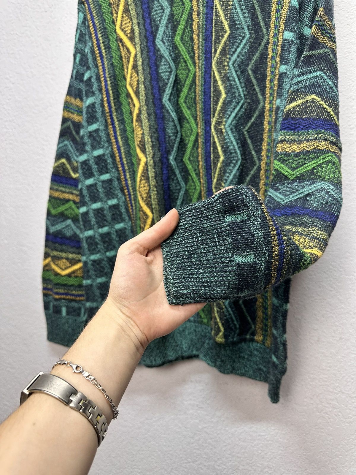 Carlo Colucci Vintage Multicolour Carlo Colucci Knit Sweater Coogi Canada Size US L / EU 52-54 / 3 - 6 Thumbnail