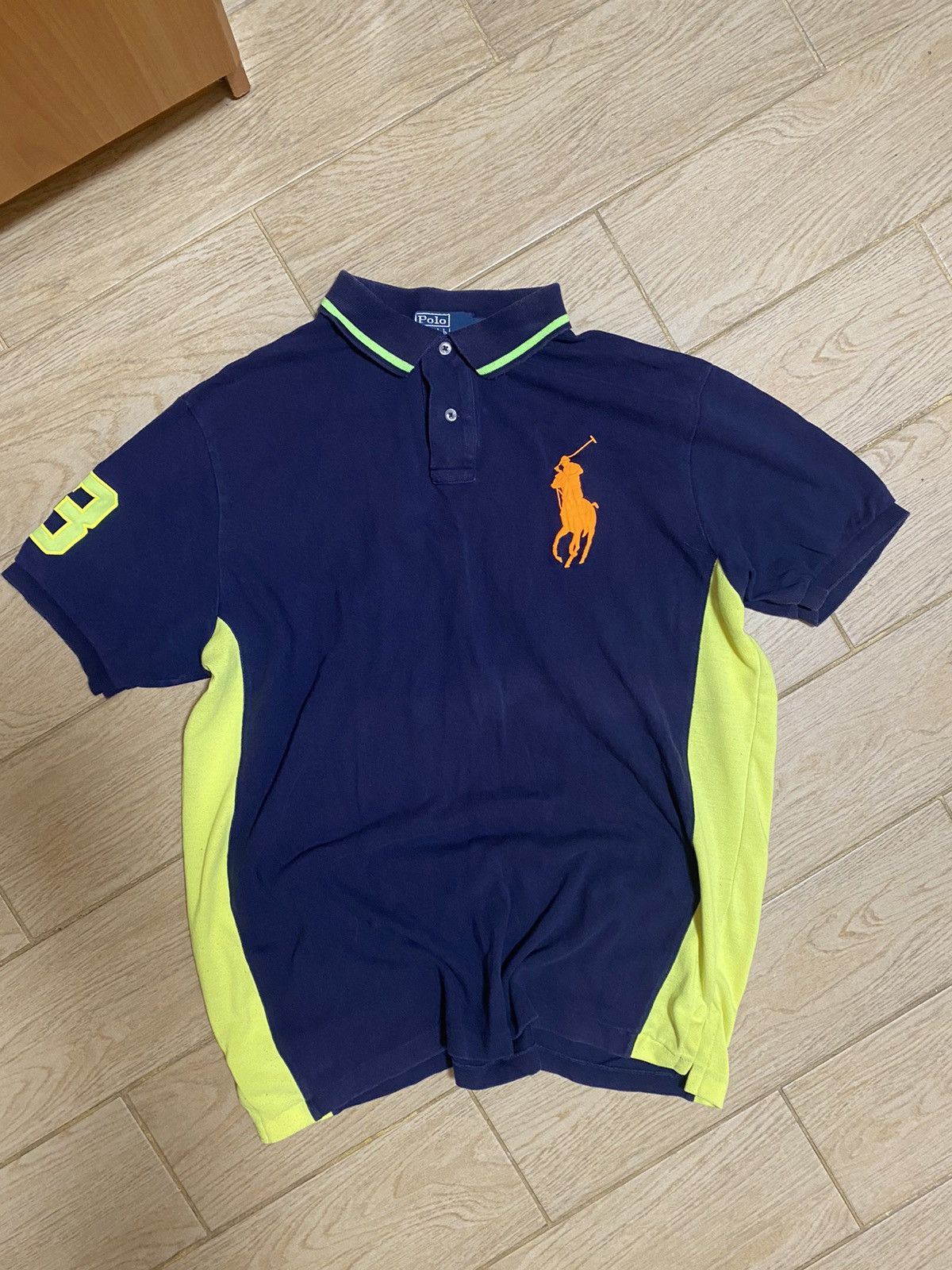 Polo Ralph Lauren × Vintage Polo Ralph Lauren blue big logo size XL Size US XL / EU 56 / 4 - 1 Thumbnail
