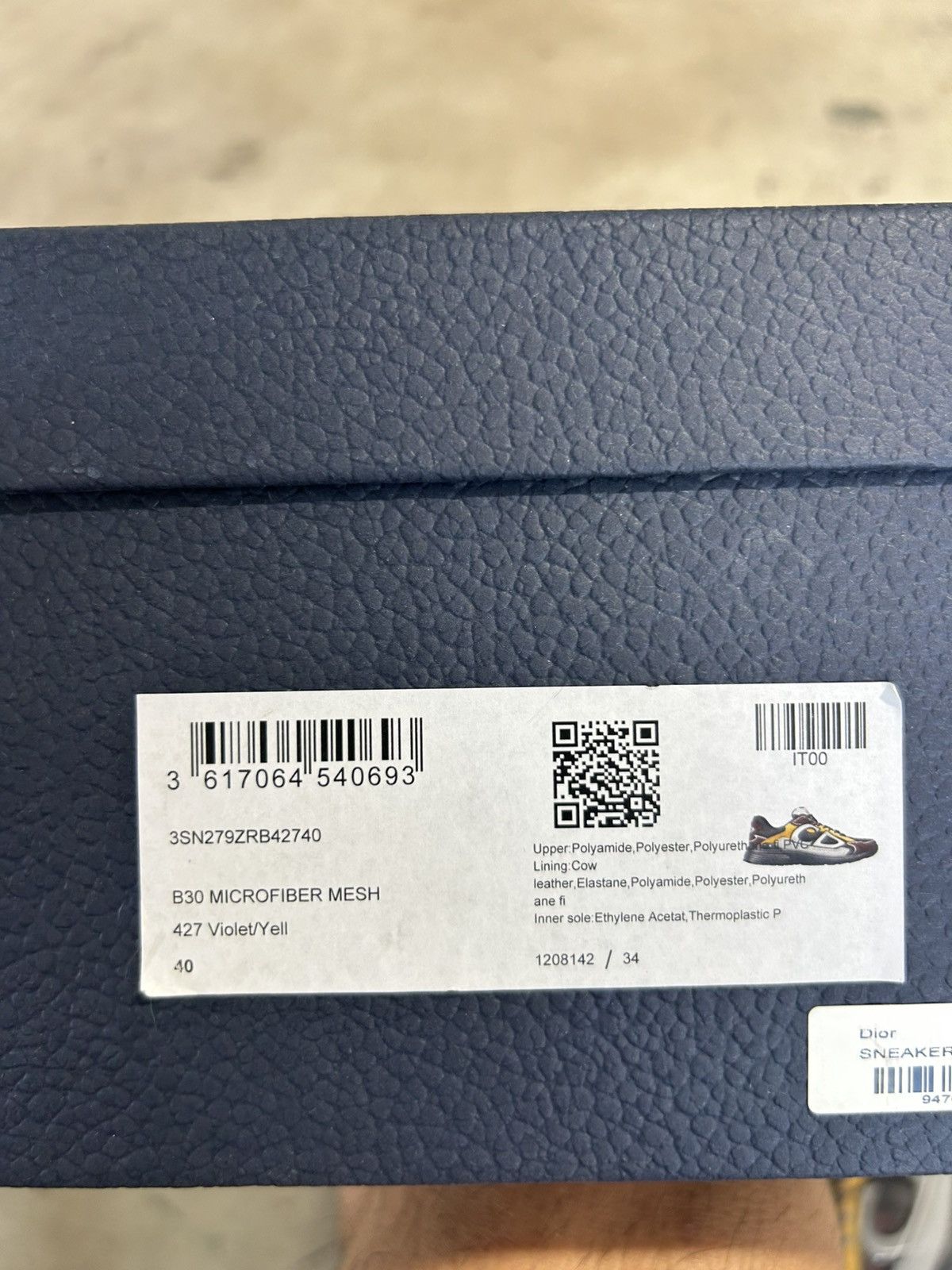 Dior Dior B30 Violet/Gray Sneaker Size US 7 / EU 40 - 6 Thumbnail
