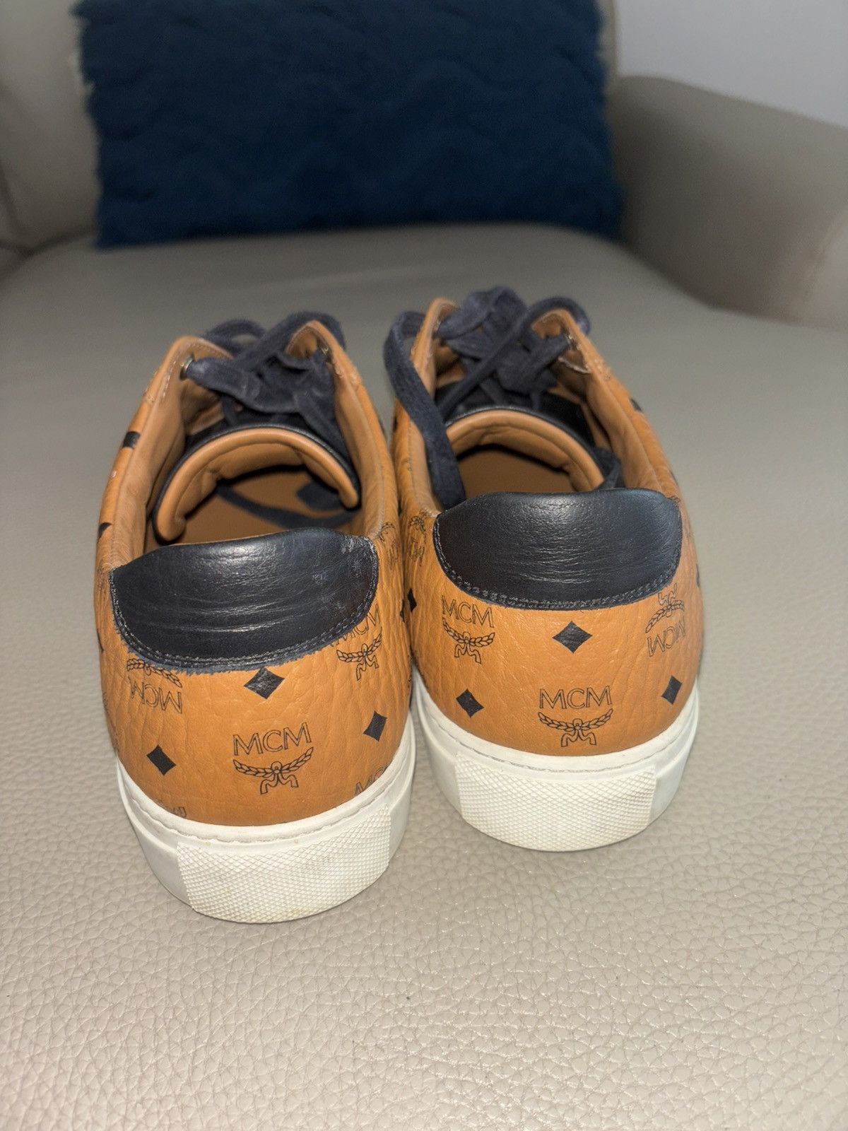 MCM MCM leather sneakers Size US 10 / EU 43 - 3 Thumbnail