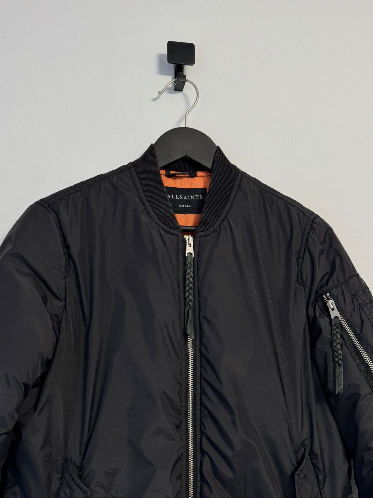 Allsaints Allsaints Women’s Bomber Jacket Avant Garde Y2K Style Size S / US 4 / IT 40 - 2 Thumbnail