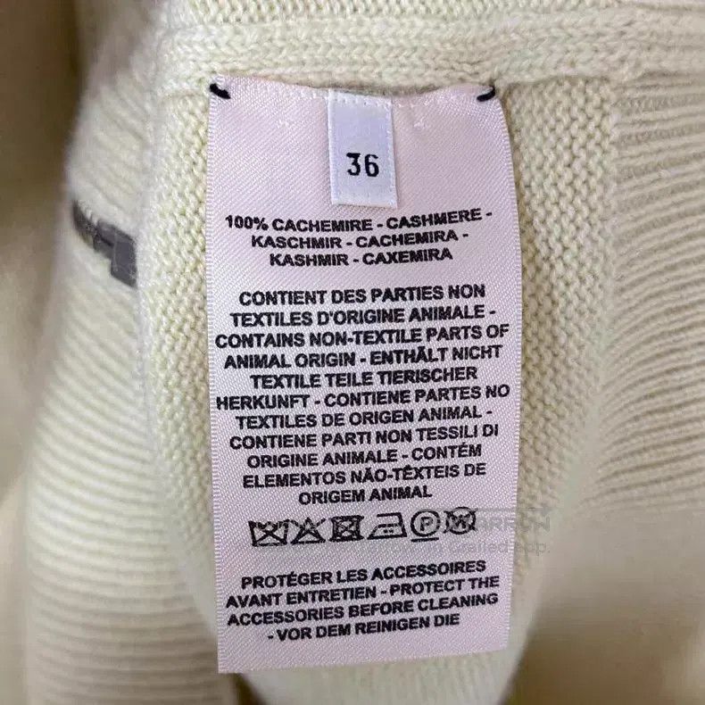 Hermes Hermes Egg Yellow Pure Cashmere Zip-Up Jacket Size XS / US 0-2 / IT 36-38 - 5 Thumbnail