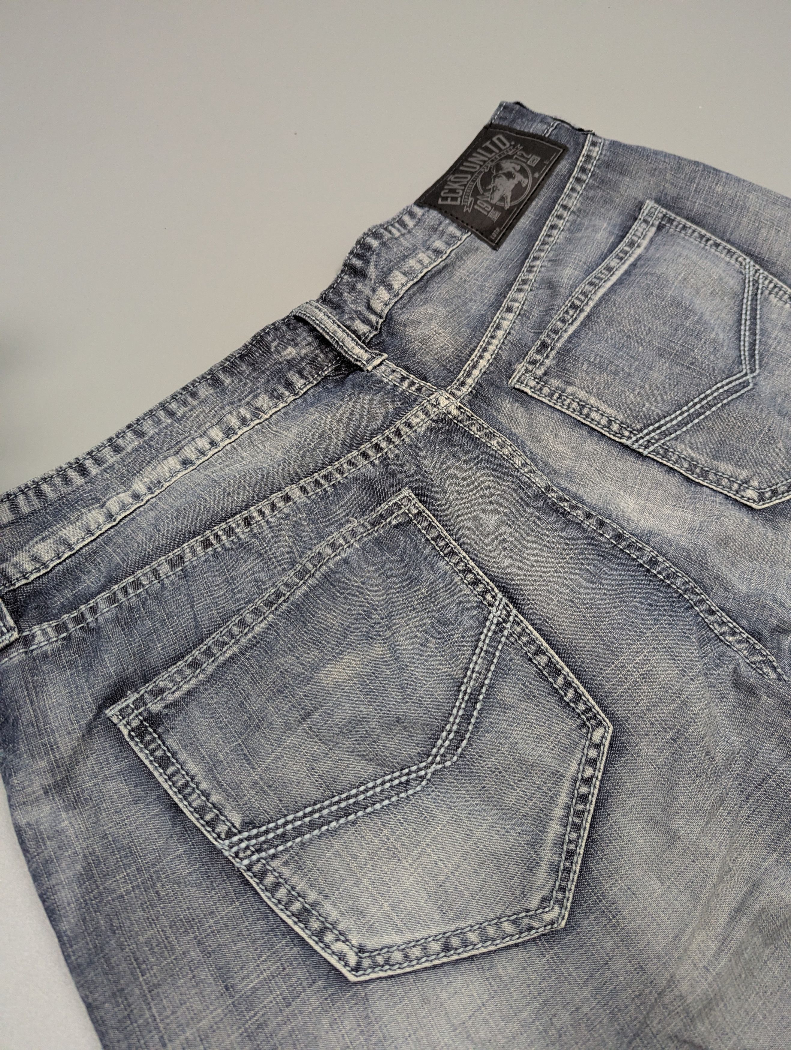 Ecko Unltd. Ecko Unltd Men’s Jeans Shorts Relaxed Fit Baggy Denim Y2K Size US 34 / EU 50 - 14 Thumbnail