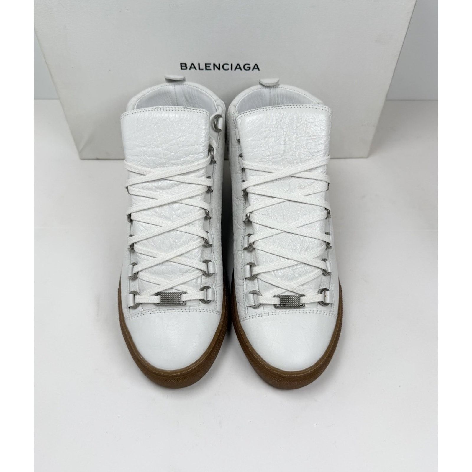 Balenciaga Size 40EU/7US - Balenciaga Arena Leather High Top Size US 7 / EU 40 - 3 Thumbnail