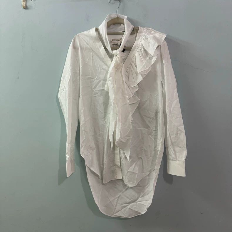 Alexander McQueen Alexander Mcqueen White shirt Size M / US 6-8 / IT 42-44 - 1 Thumbnail