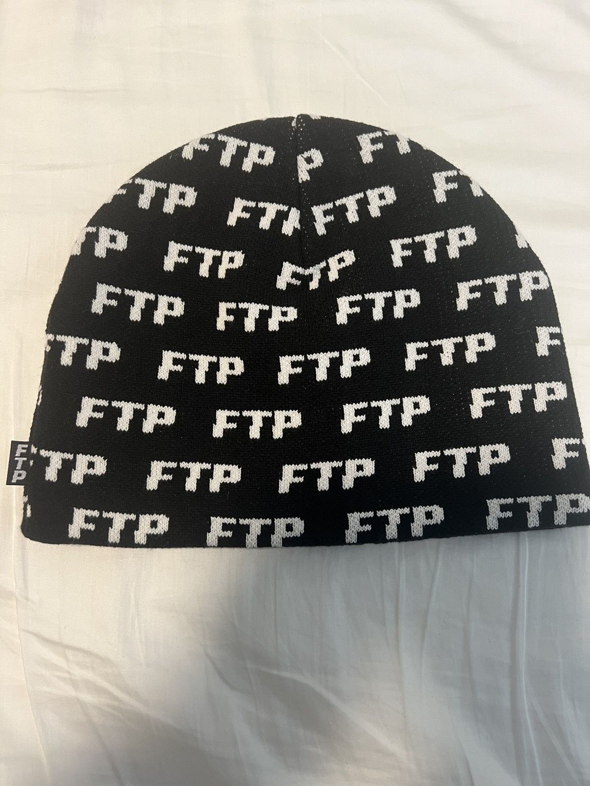 Fuck The Population FTP All over Logo Beanie Black Size ONE SIZE - 2 Thumbnail