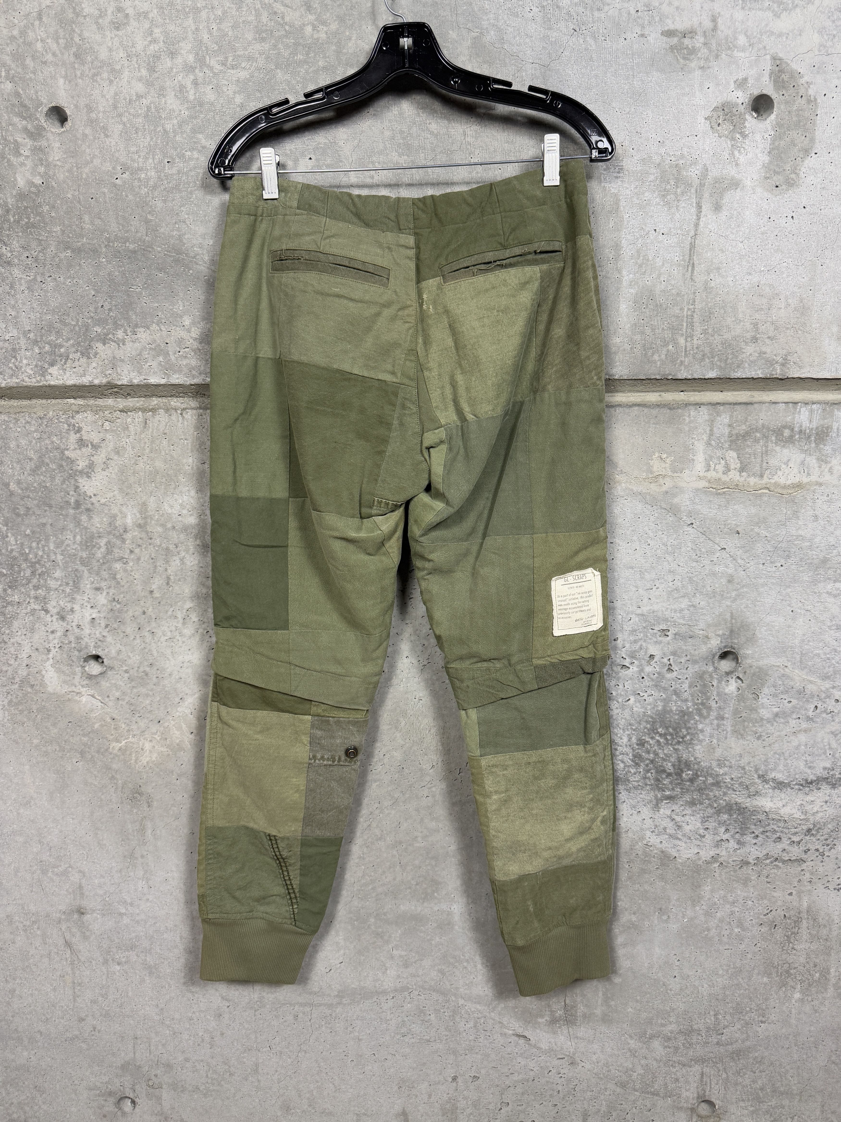 Greg Lauren Greg Lauren Patchwork Cargo Jogger Pants Size US 30 / EU 46 - 2 Thumbnail