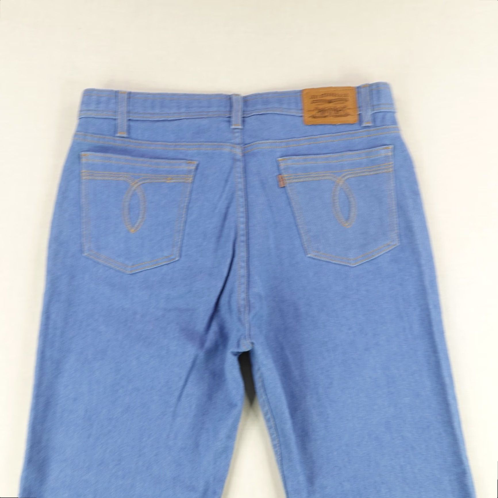 Levi's VINTAGE Levis Jeans 36x29 Blue Denim Bootcut Western Brown Tab Y2K 2000 Mens Size US 34 / EU 50 - 6 Thumbnail