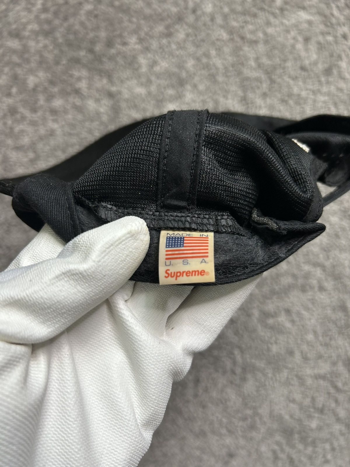 Other Supreme Zig Zag 6-Panel Hat Black SS18 Made in USA Size ONE SIZE - 4 Thumbnail