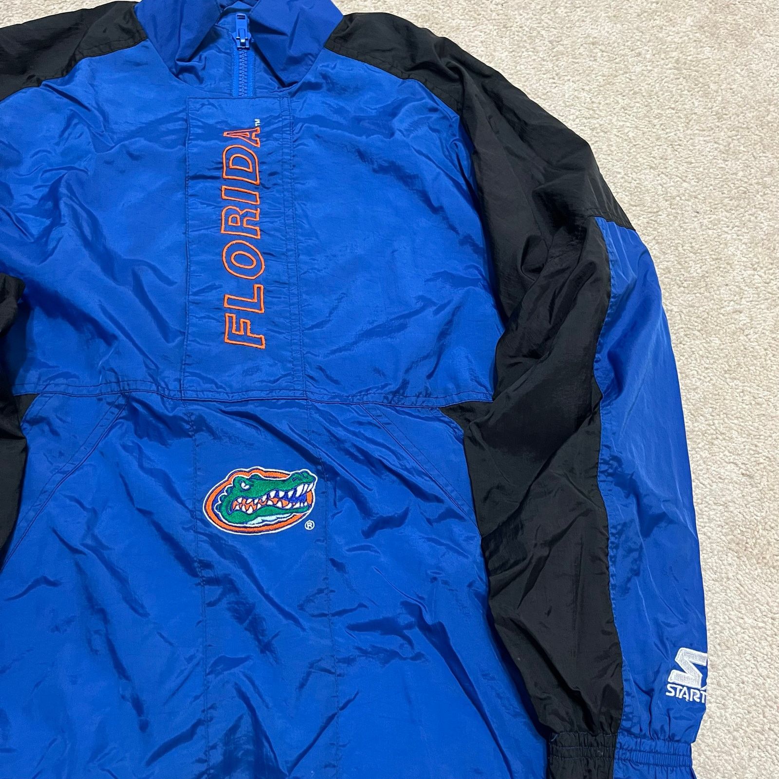 Starter Vintage Florida Gators Starter Half-Zip Windbreaker Medium Size US L / EU 52-54 / 3 - 3 Thumbnail
