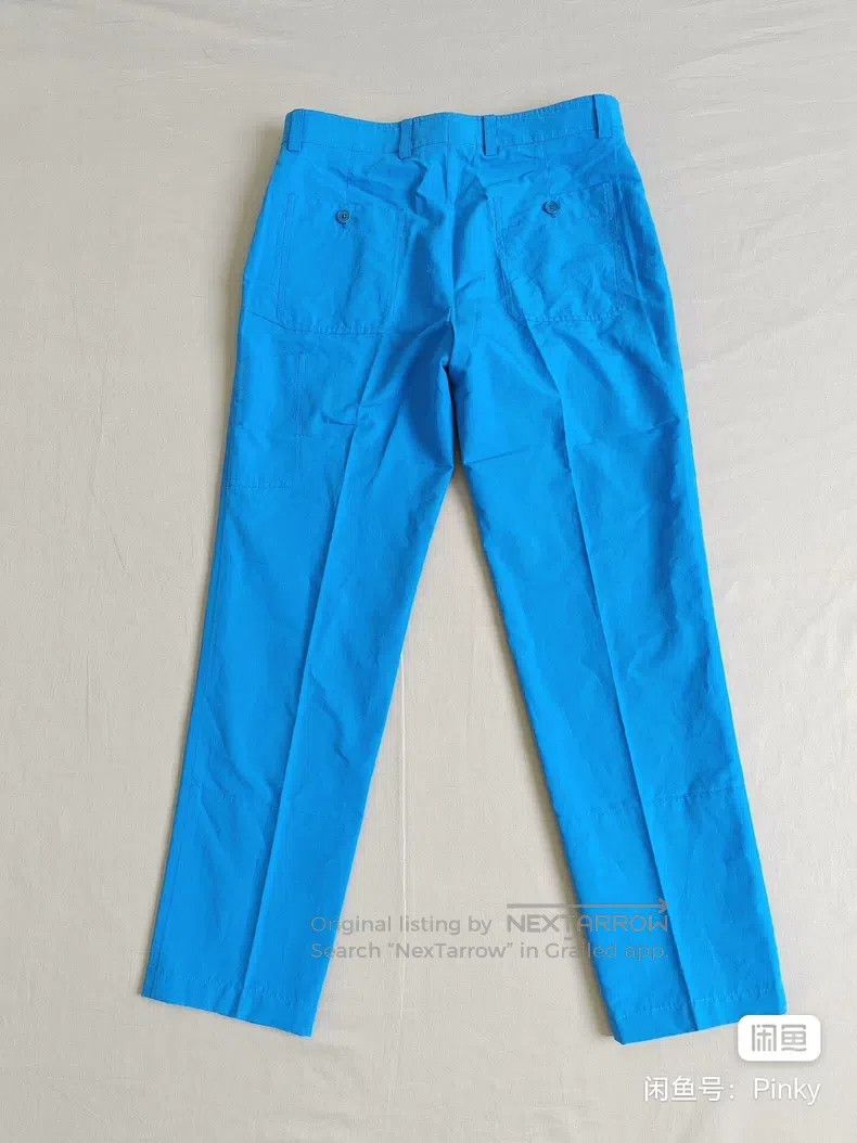Hermes Hermes size S Men's workwear casual linen pants Size US 30 / EU 46 - 6 Thumbnail