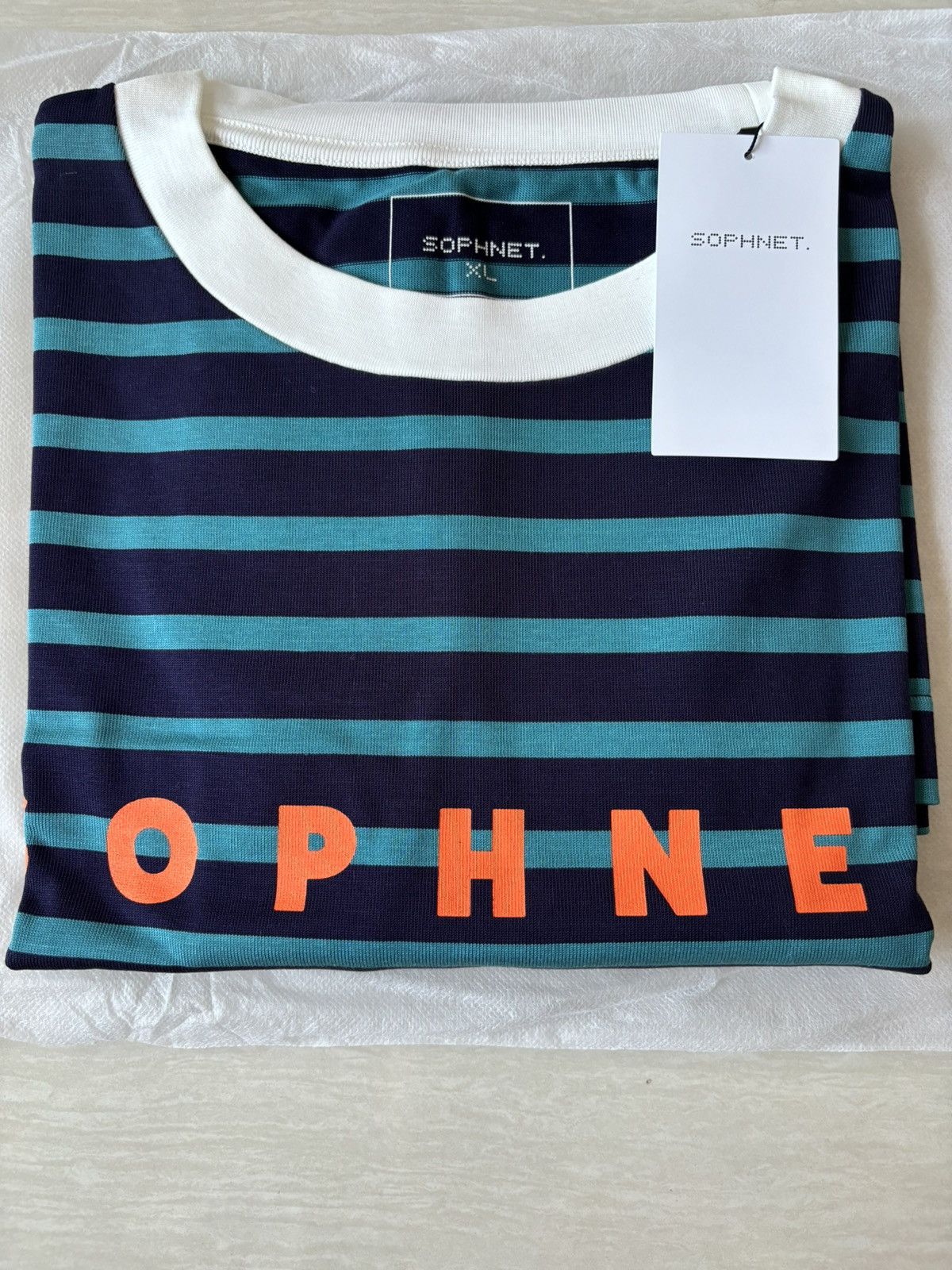 Sophnet. SOPHNET. Stripe Tee Size US XL / EU 56 / 4 - 1 Thumbnail