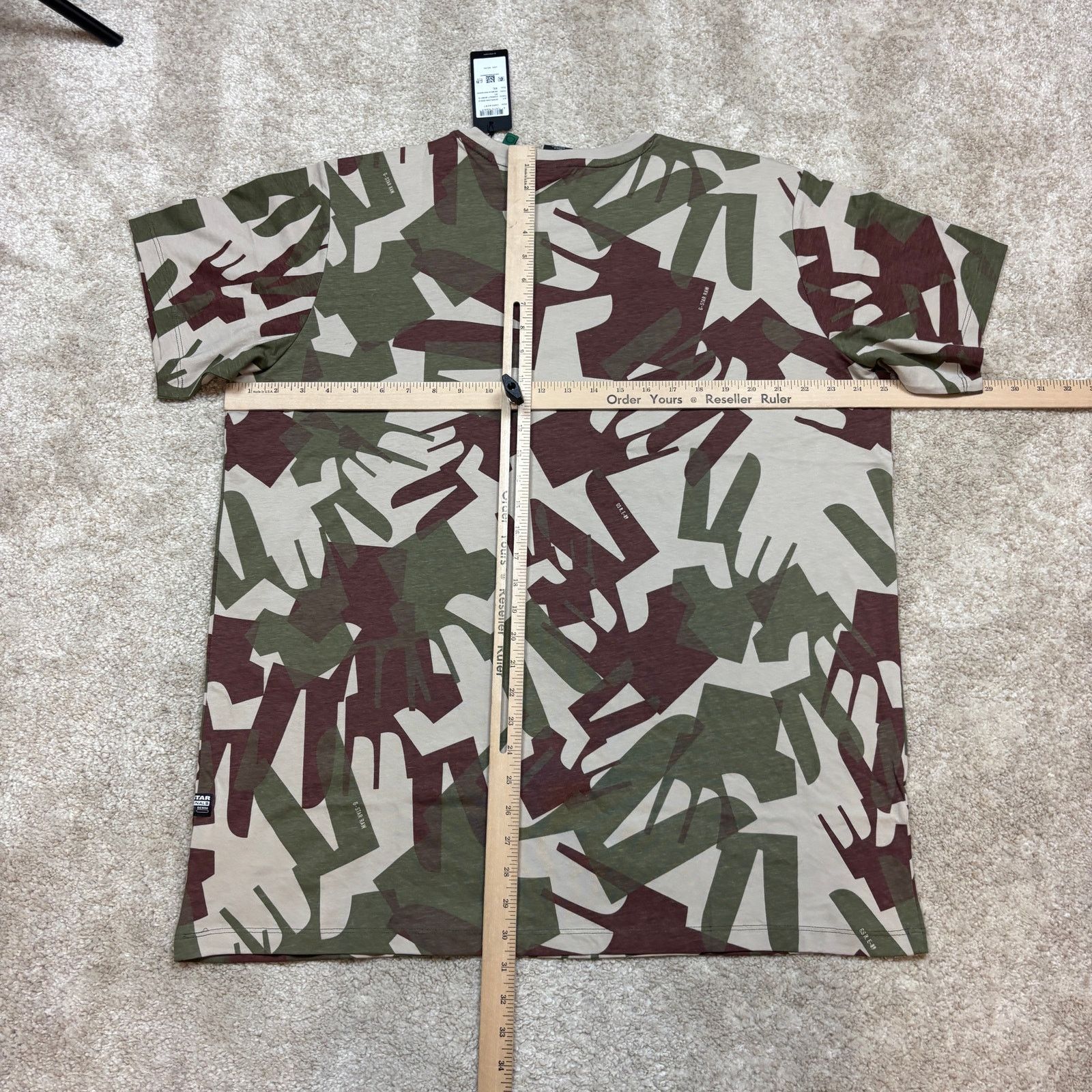 G-Star NWT G Star Raw Camo AO R T Short Sleeve T Shirt Men's 2XL Size US XXL / EU 58 / 5 - 4 Thumbnail