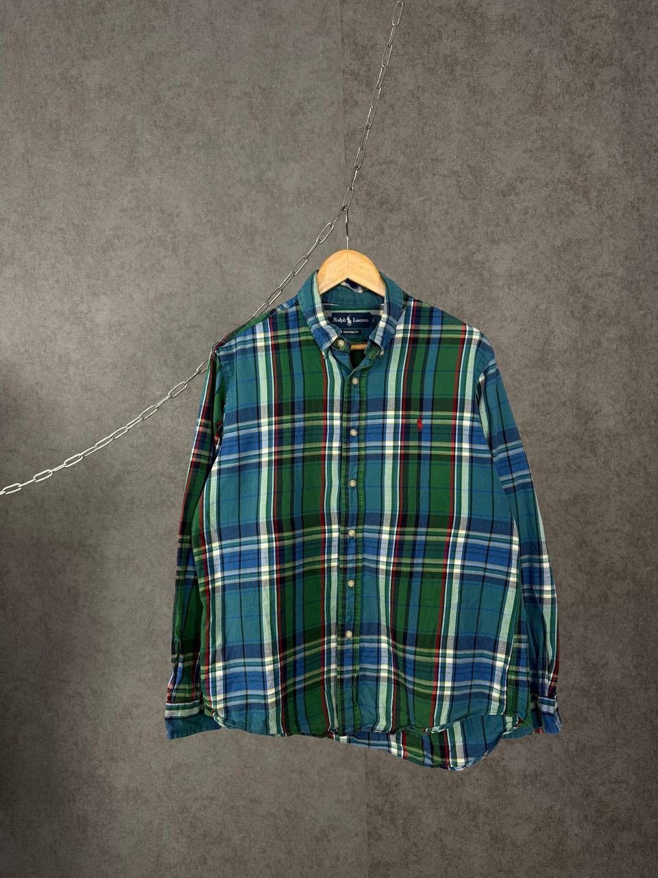 Polo Ralph Lauren Polo Ralph Lauren vintage designer logo flannel shirt Size US L / EU 52-54 / 3 - 1 Thumbnail
