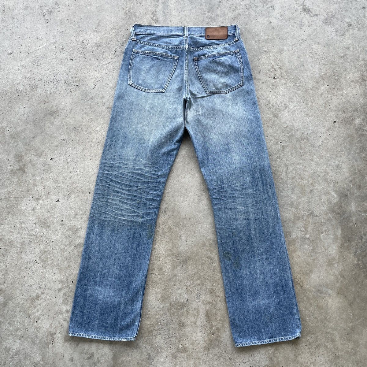 Japanese Brand × Jean Vintage Japanese Faded Fly Button Jeans Denim Pants W32 Size US 32 / EU 48 - 13 Thumbnail