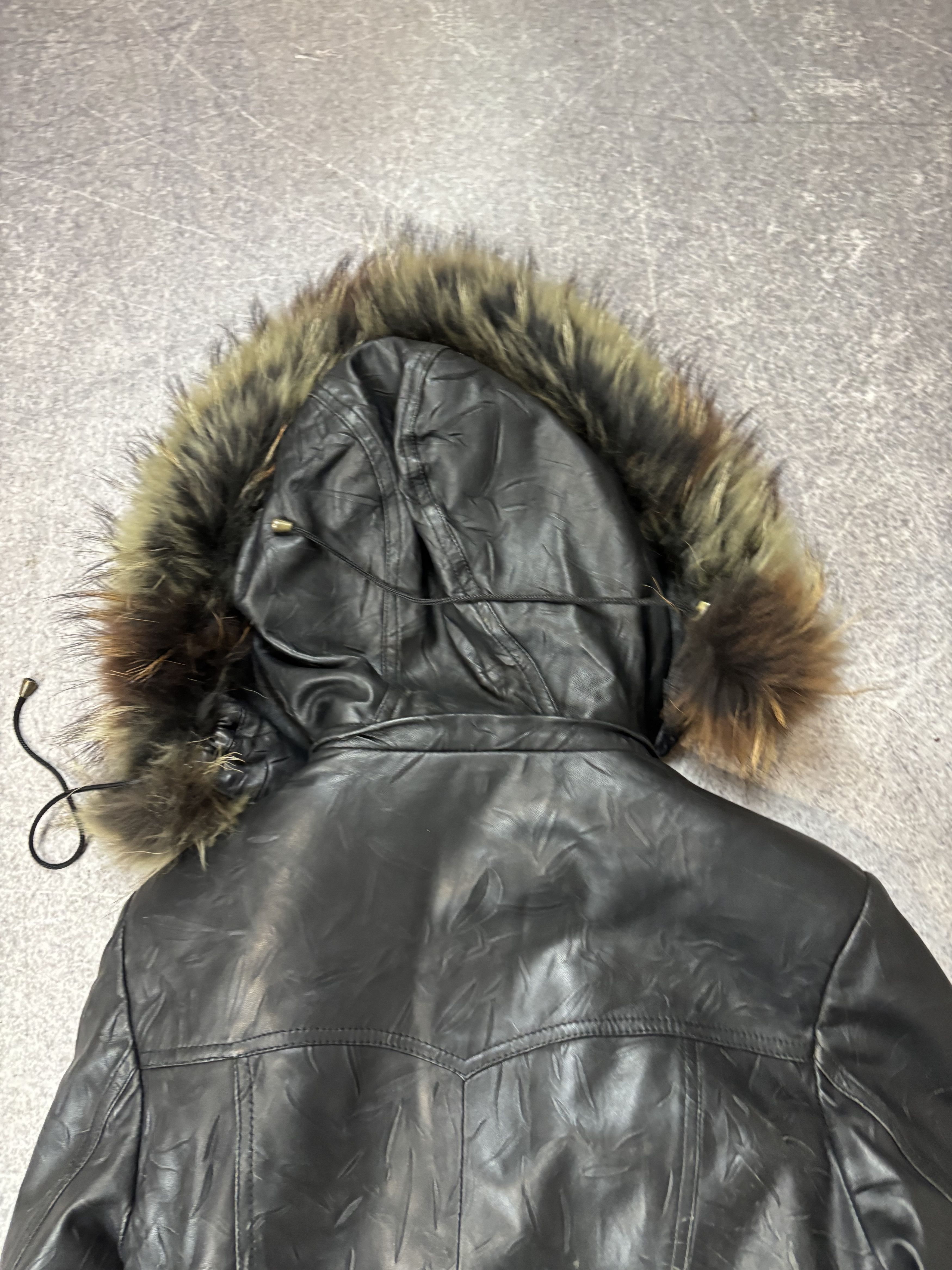 Tornado Mart JAPANESE RICK OWENS TYPE! RARE FUR/LEATHER BOMBER JACKET Size US S / EU 44-46 / 1 - 8 Thumbnail