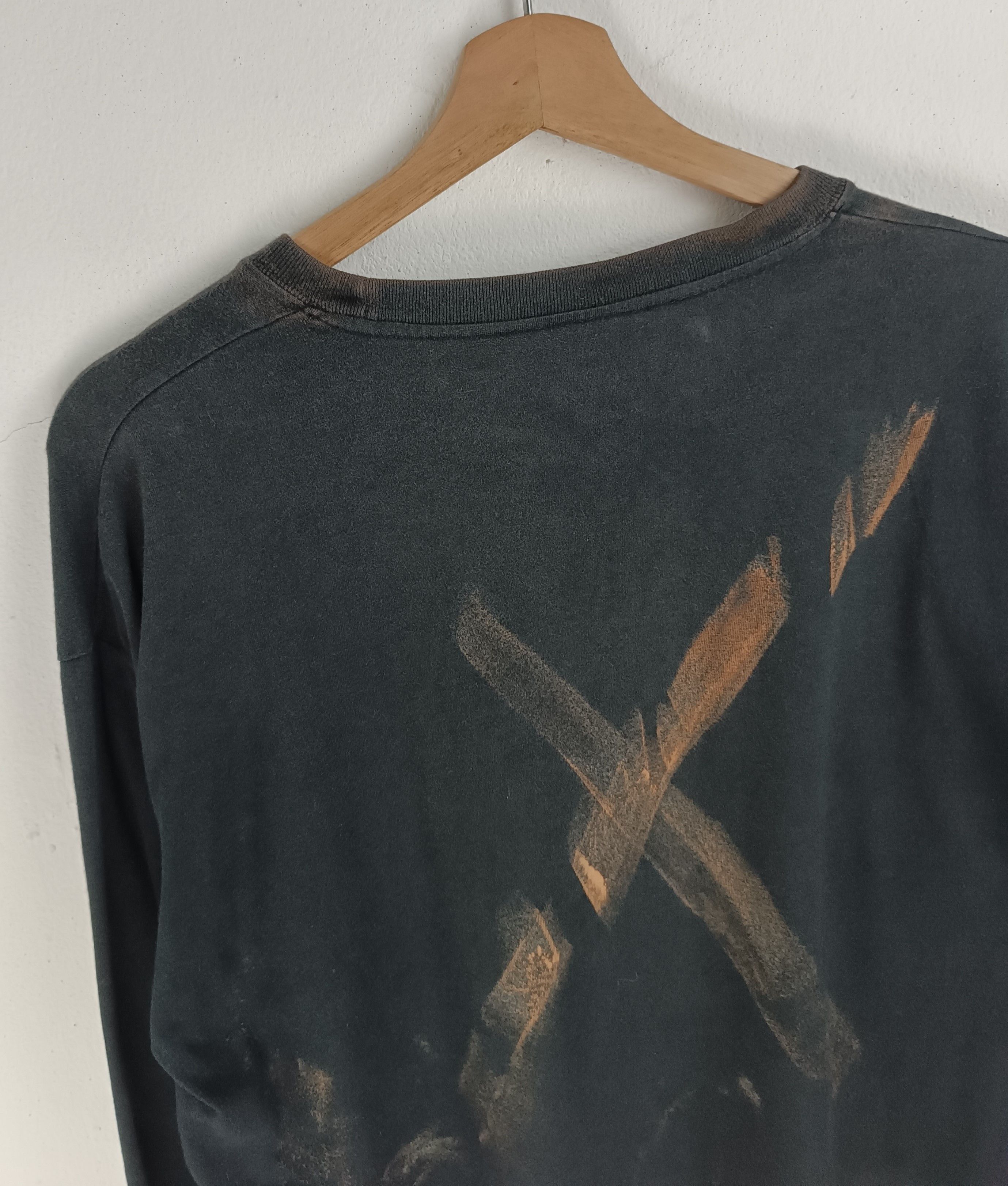 Vintage THRASHED FADED VINTAGE ACID WASH ART FUNNY HUMOUR CRAZY Size US L / EU 52-54 / 3 - 13 Thumbnail