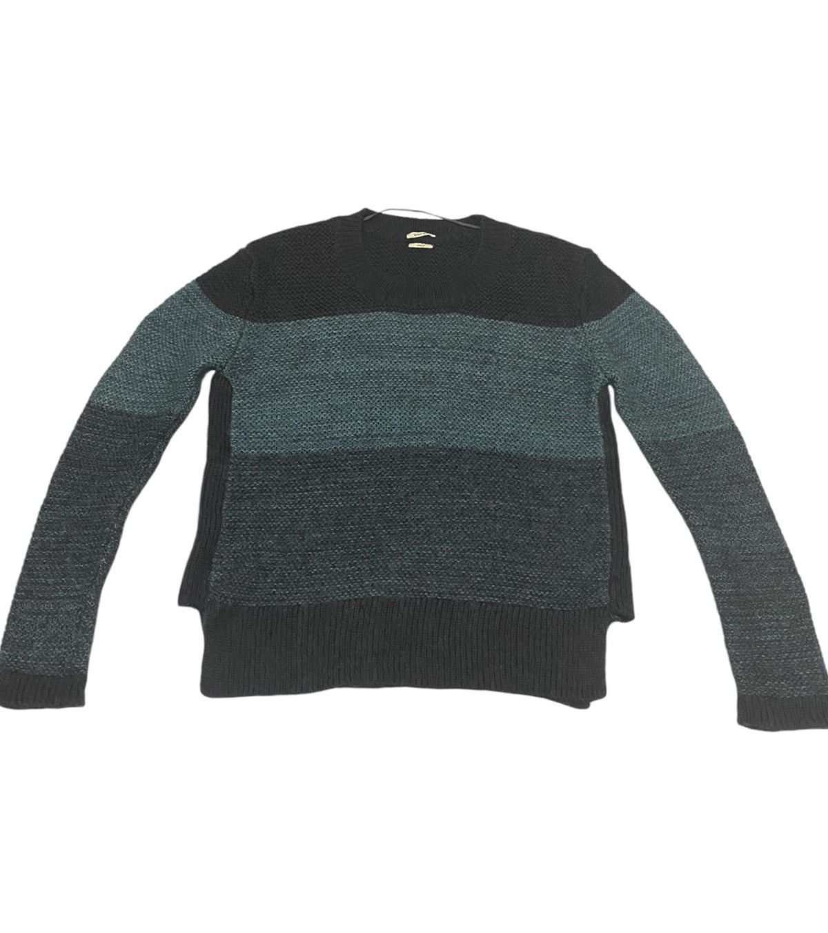 Aran Isles Knitwear × Designer × Le Grande Bleu (L.G.B.) Yerse Striped Crewneck Mohair Knit Sweater (C3) Size US S / EU 44-46 / 1 - 1 Thumbnail
