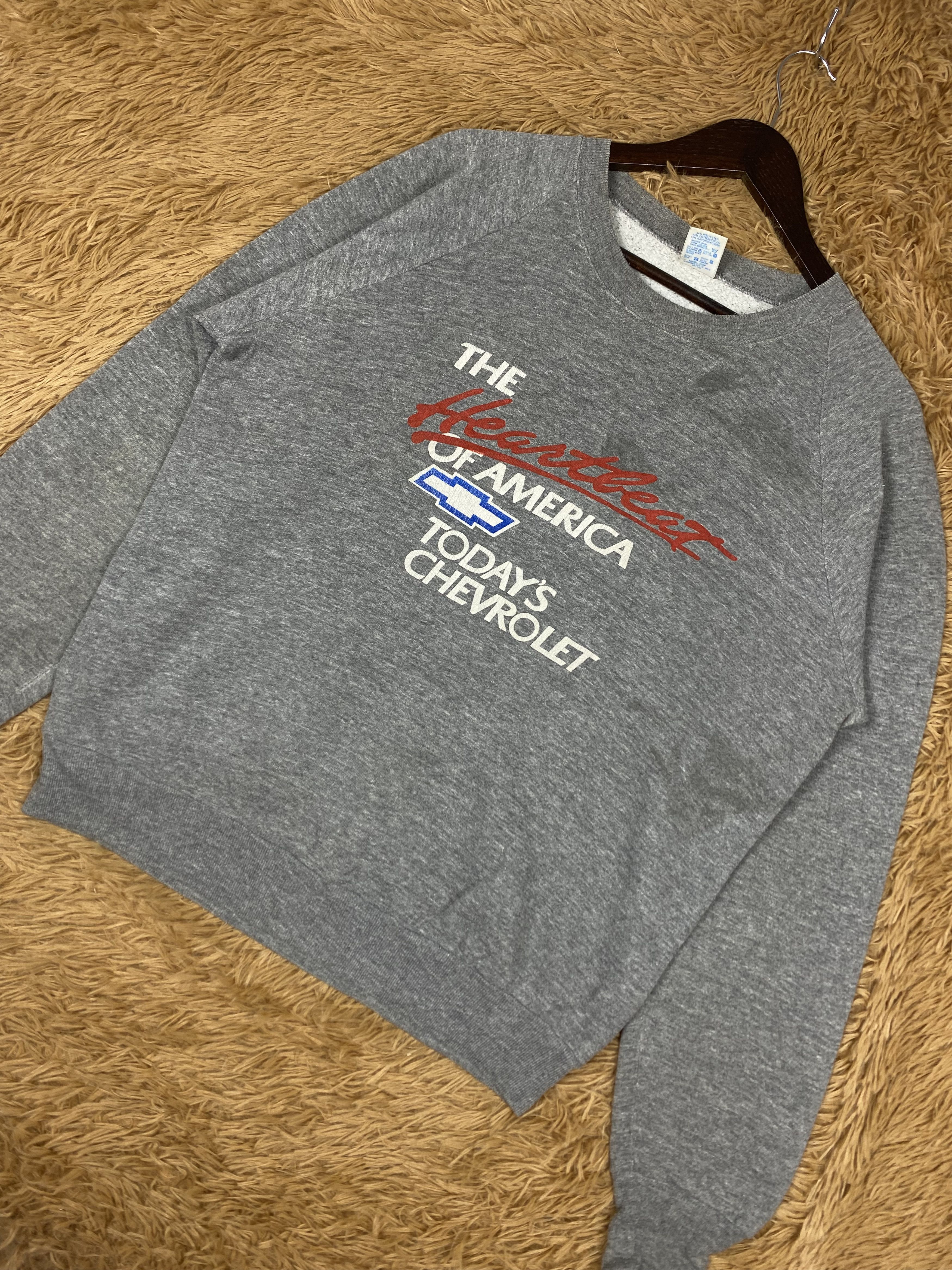 Jerzees Vintage Chevrolet Jerzees Sweatshirts DJ1084 Size US L / EU 52-54 / 3 - 2 Thumbnail