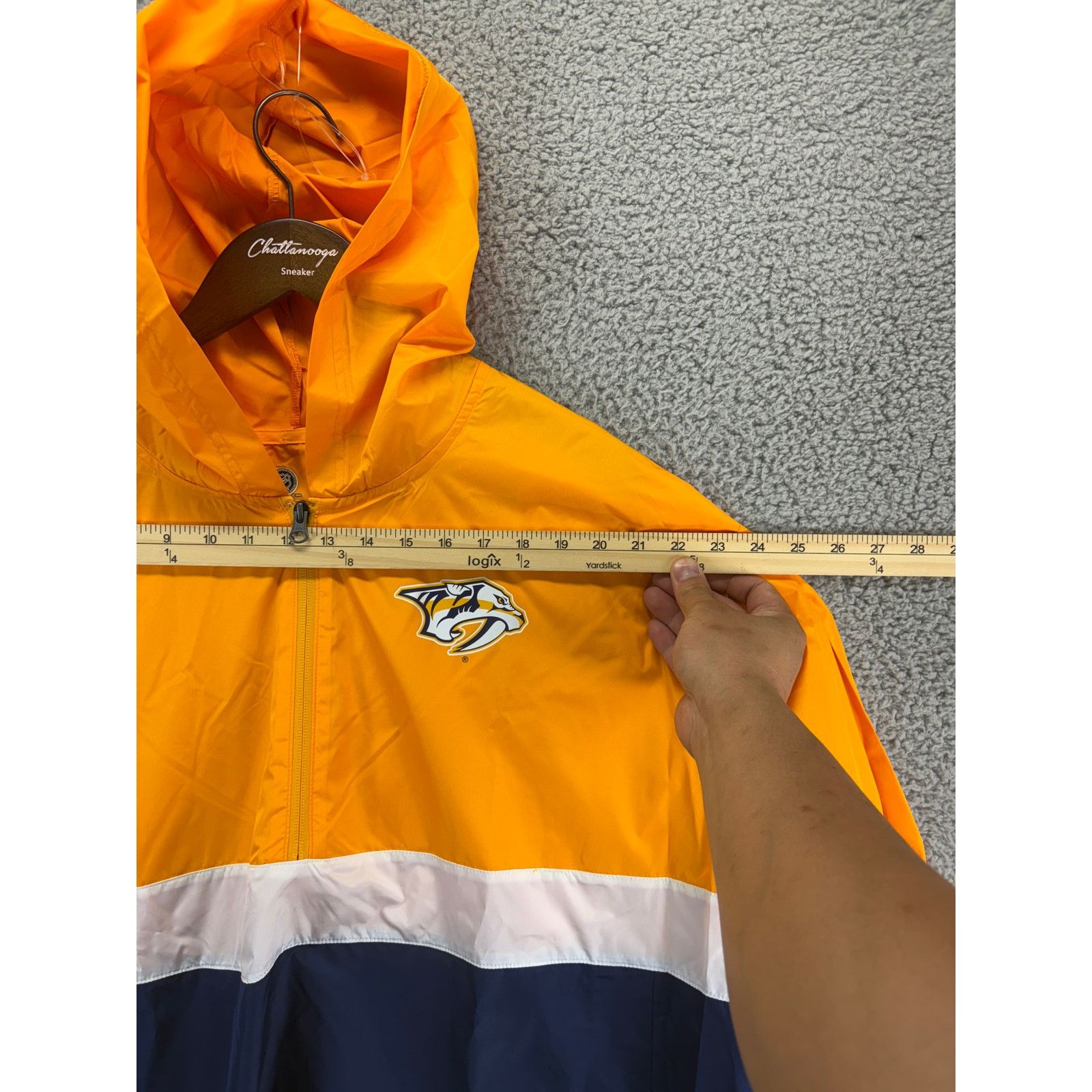 NHL NHL Nashville Predators 1/2 Zip Windbreaker Pullover Men XXL Size US XXL / EU 58 / 5 - 3 Thumbnail